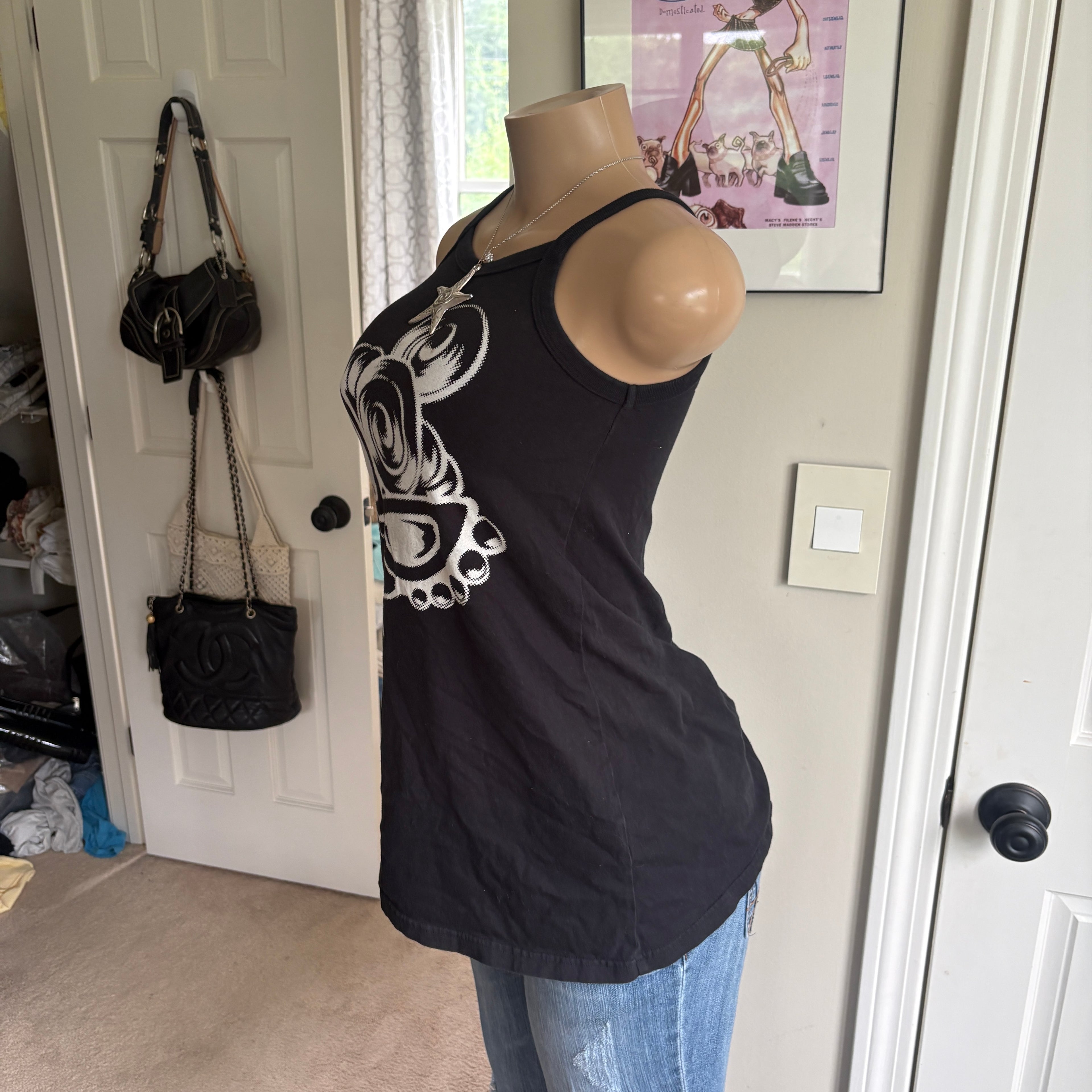 00s Hysteric Glamour black tank top (size S)