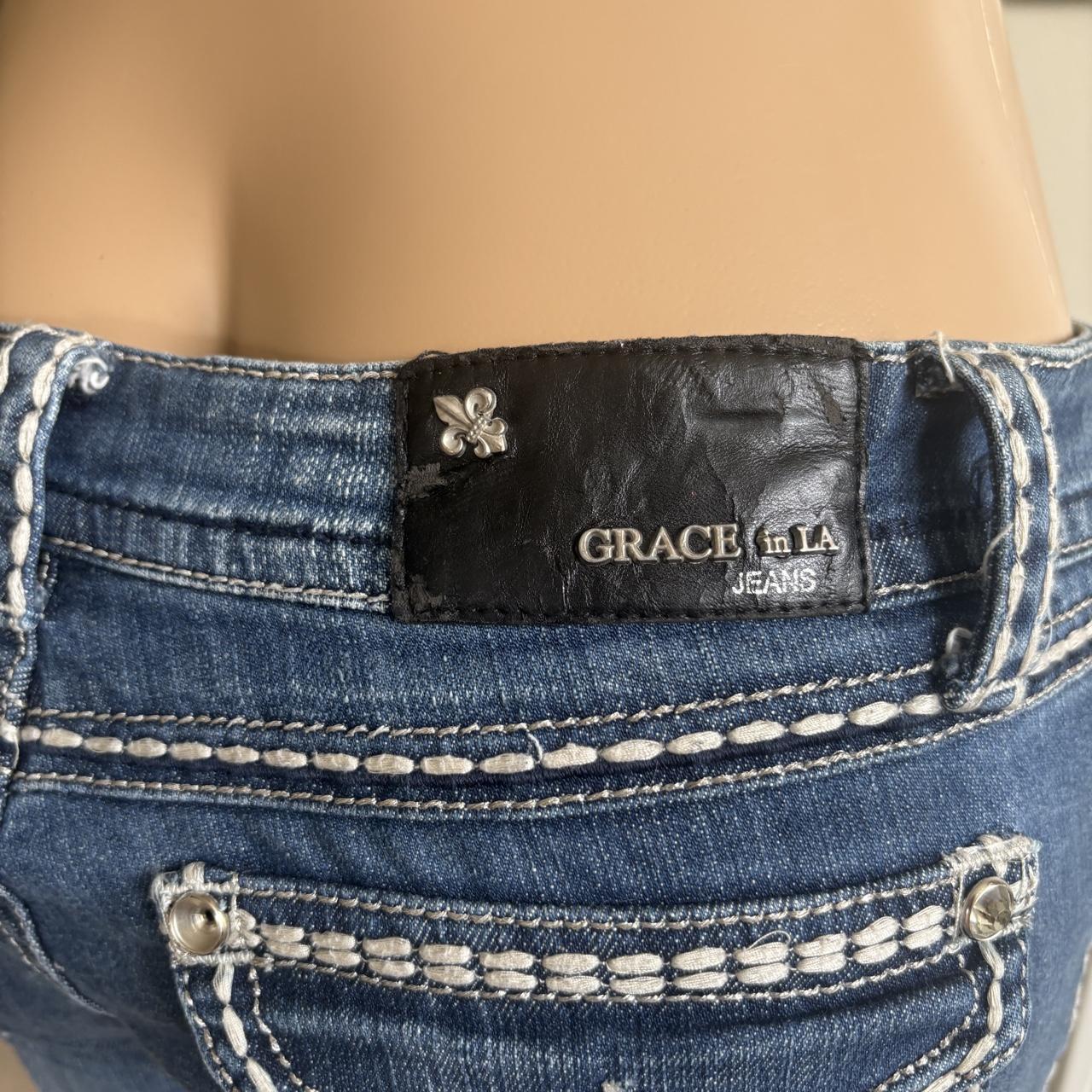 y2k 2000s mcbling angel wing rhinestone pocket low rise jeans