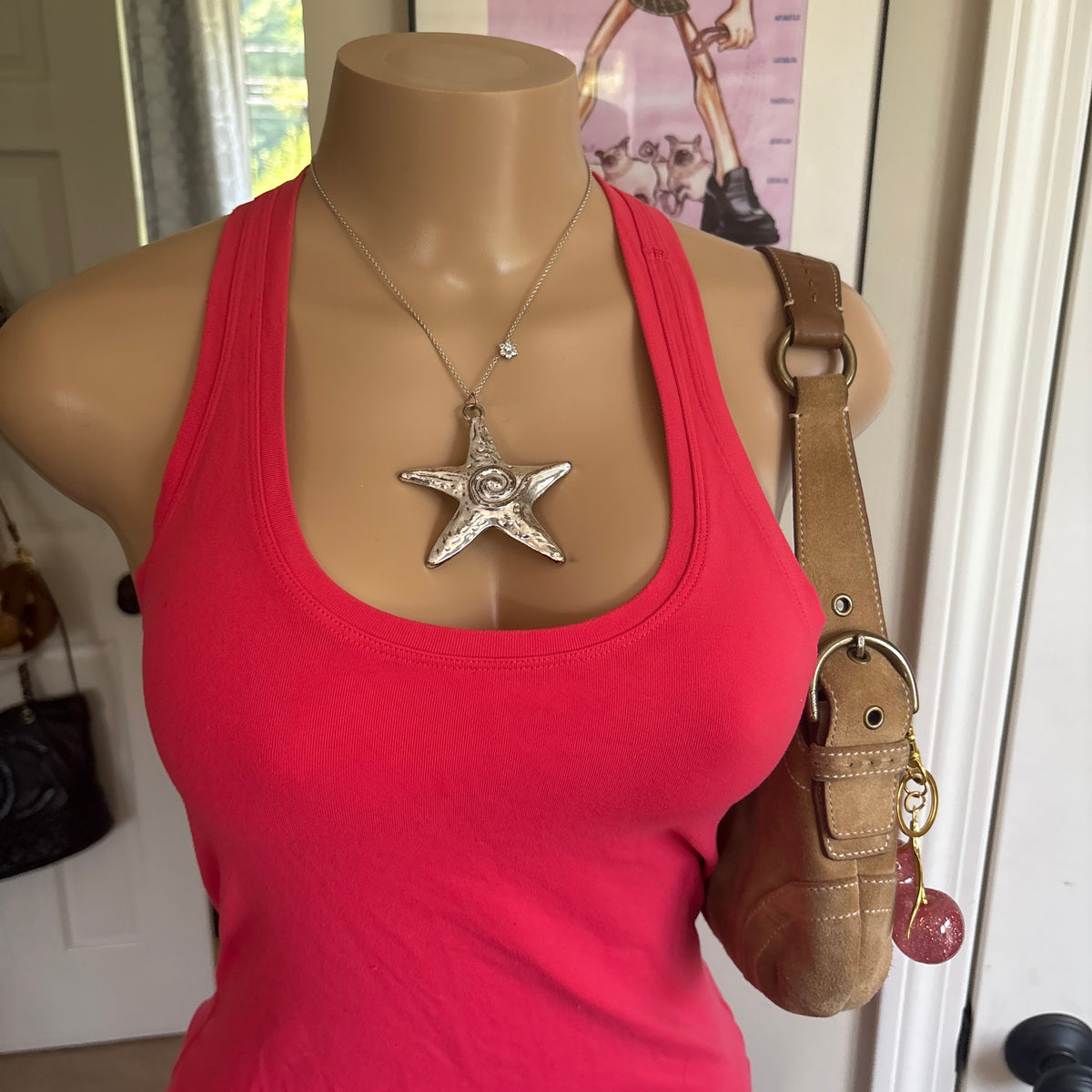 Lululemon red pink racerback tank top (size 6)