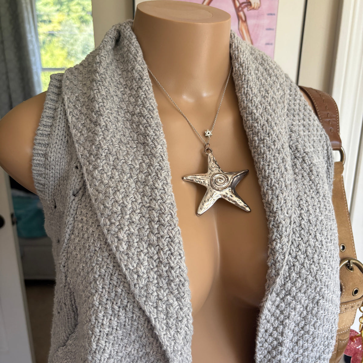 00s Max Studio gray cardigan (size XS)