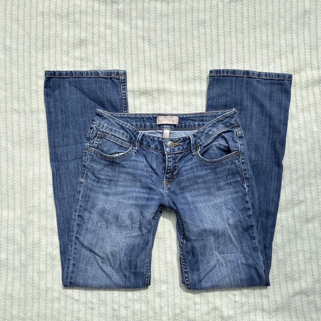 y2k 2000s Banana republic low rise bootcut jeans