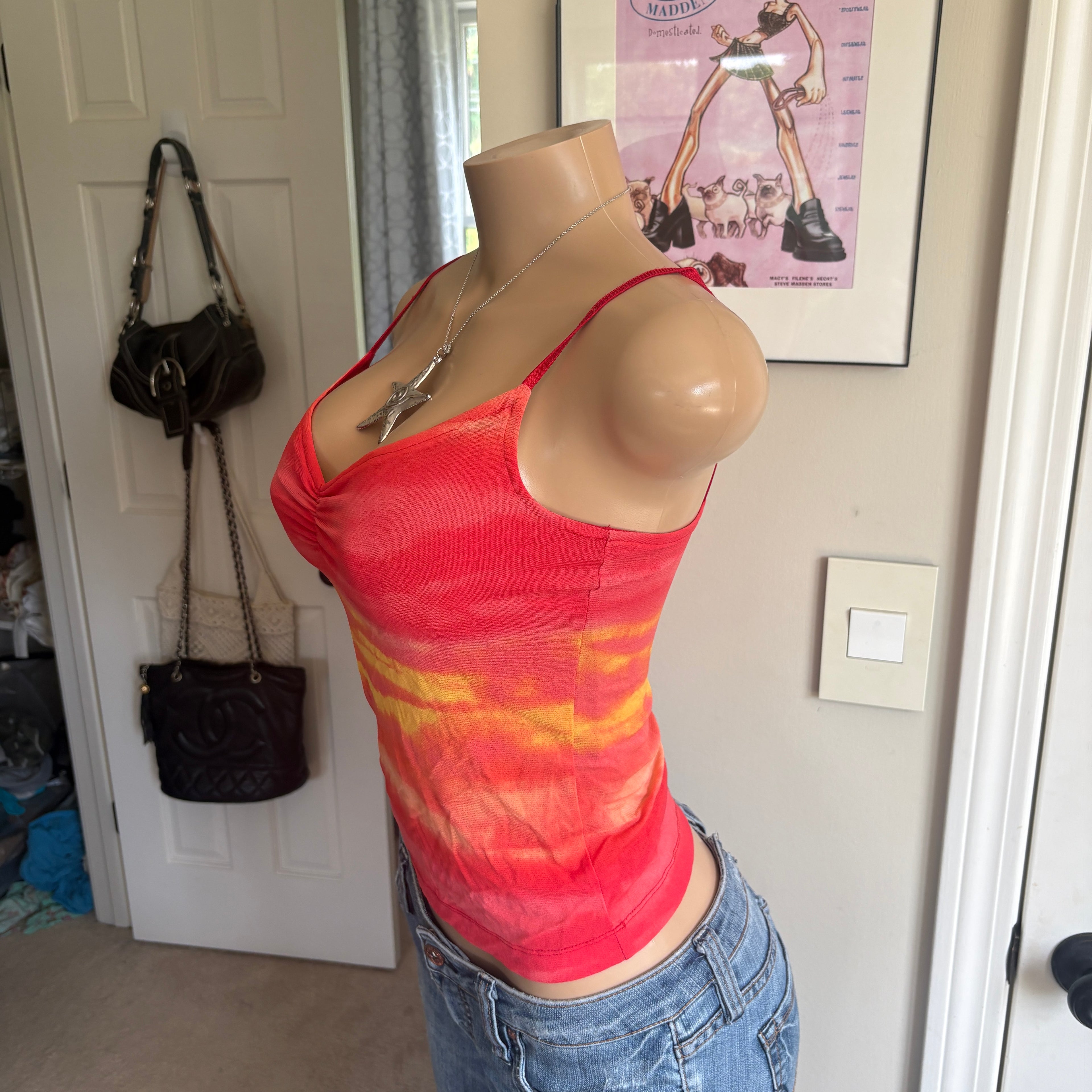 00s Guess tie dye sunset cami (size S)