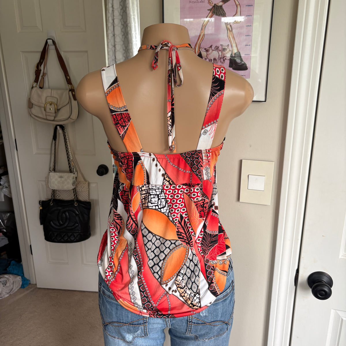 00s avant garde halter tank top (size M)