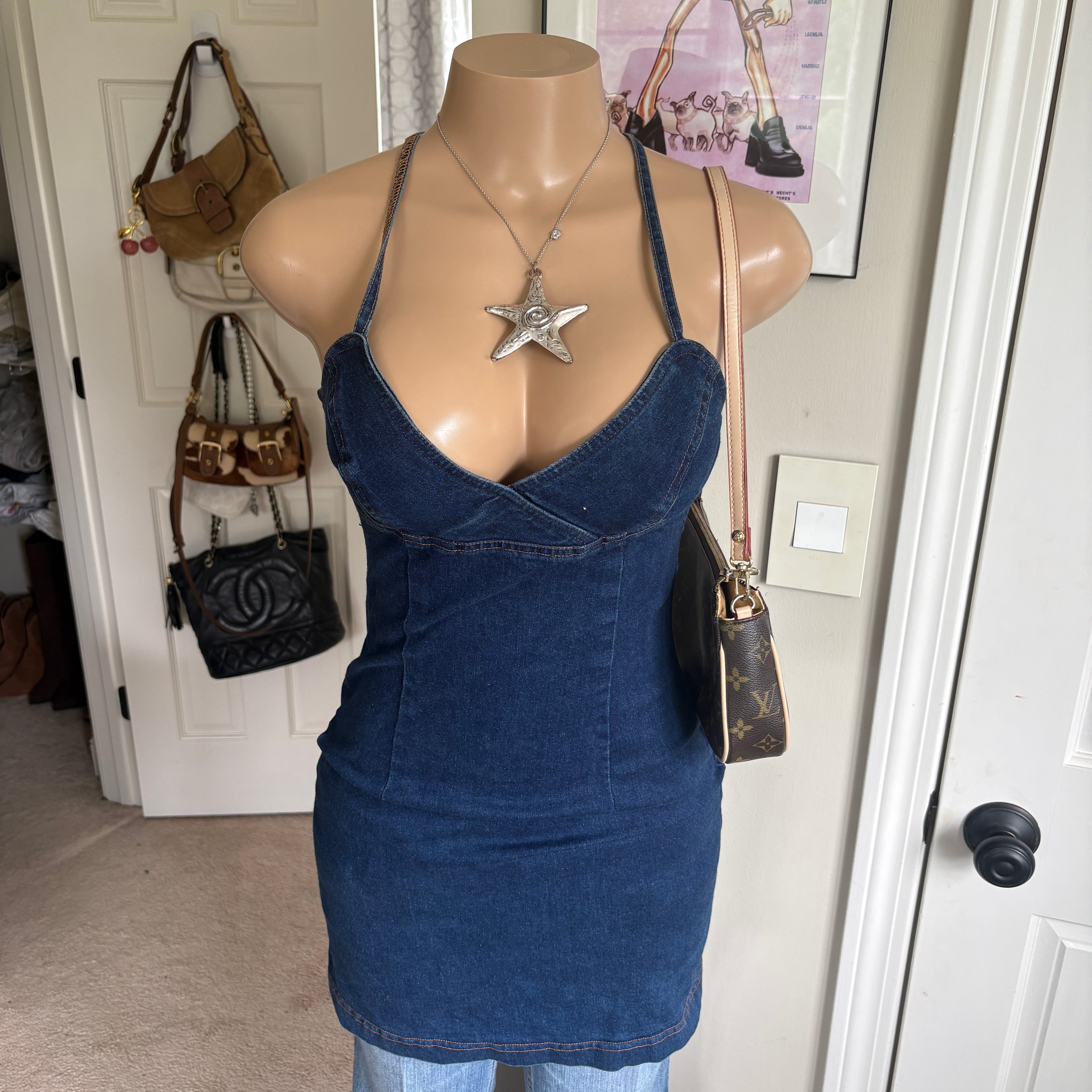 00s Guess denim dress (size M)