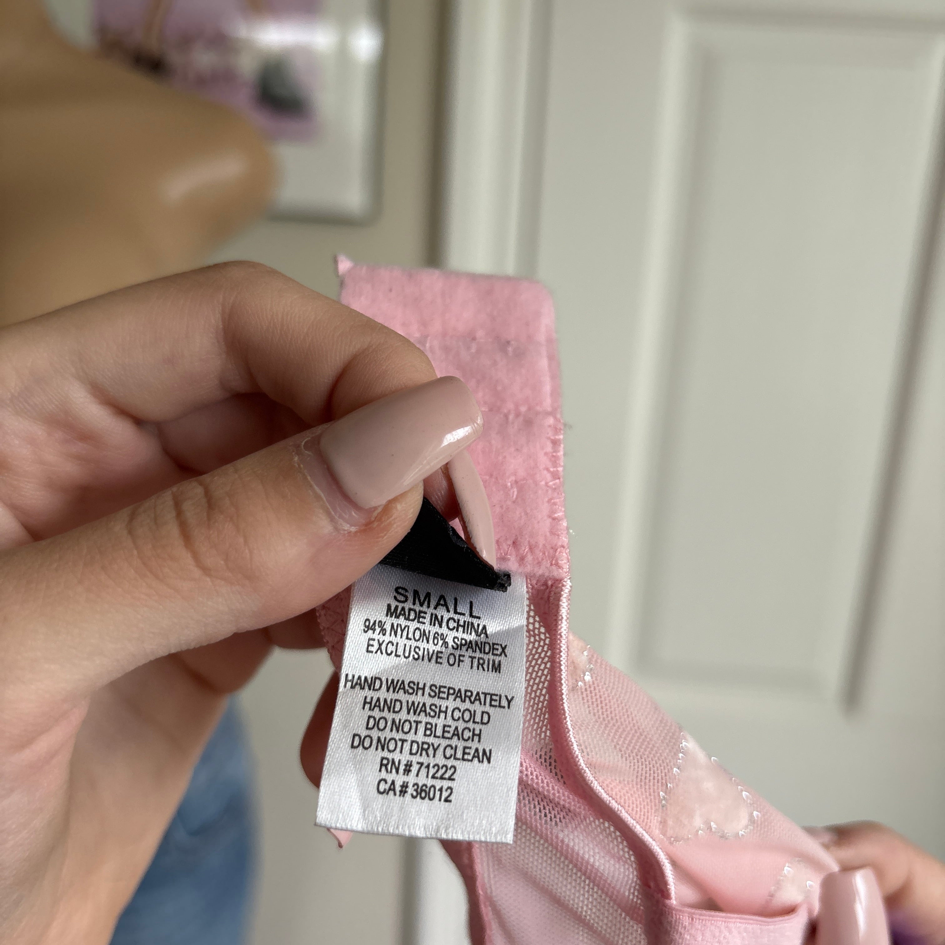 00s Rampage pink heart lingerie slip top (size S)