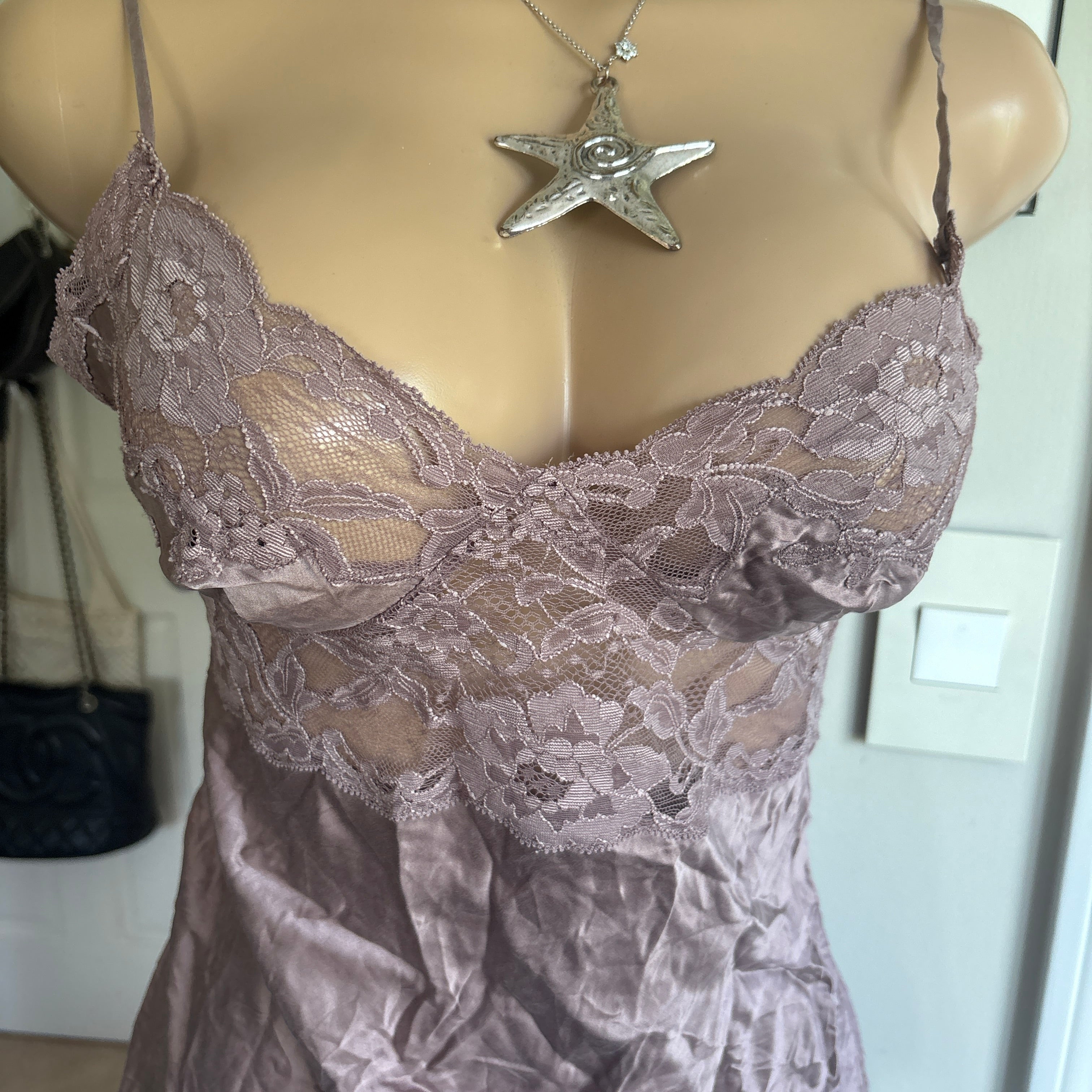 00s Victoria's Secret silk slip cami top (size S)