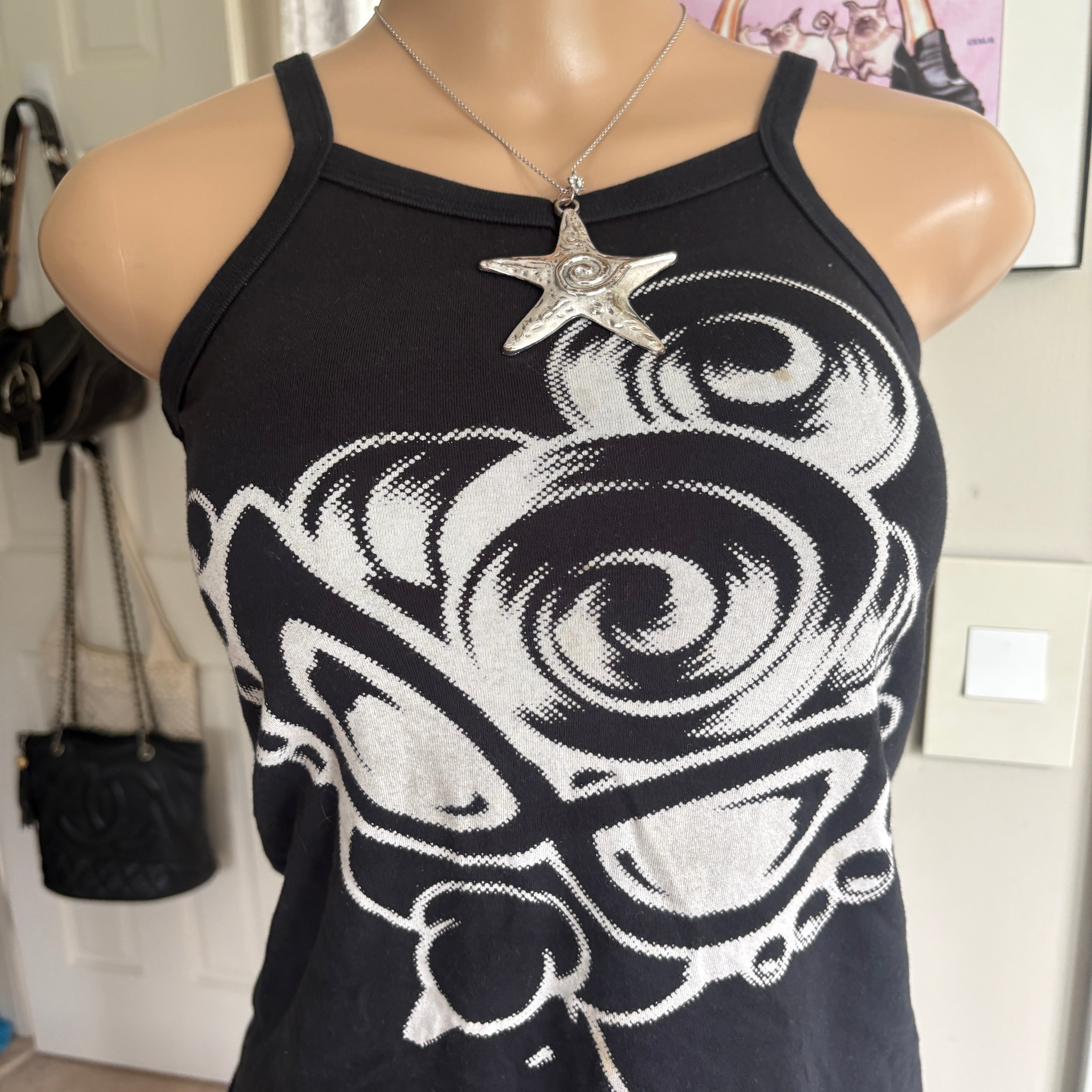 00s Hysteric Glamour black tank top (size S)
