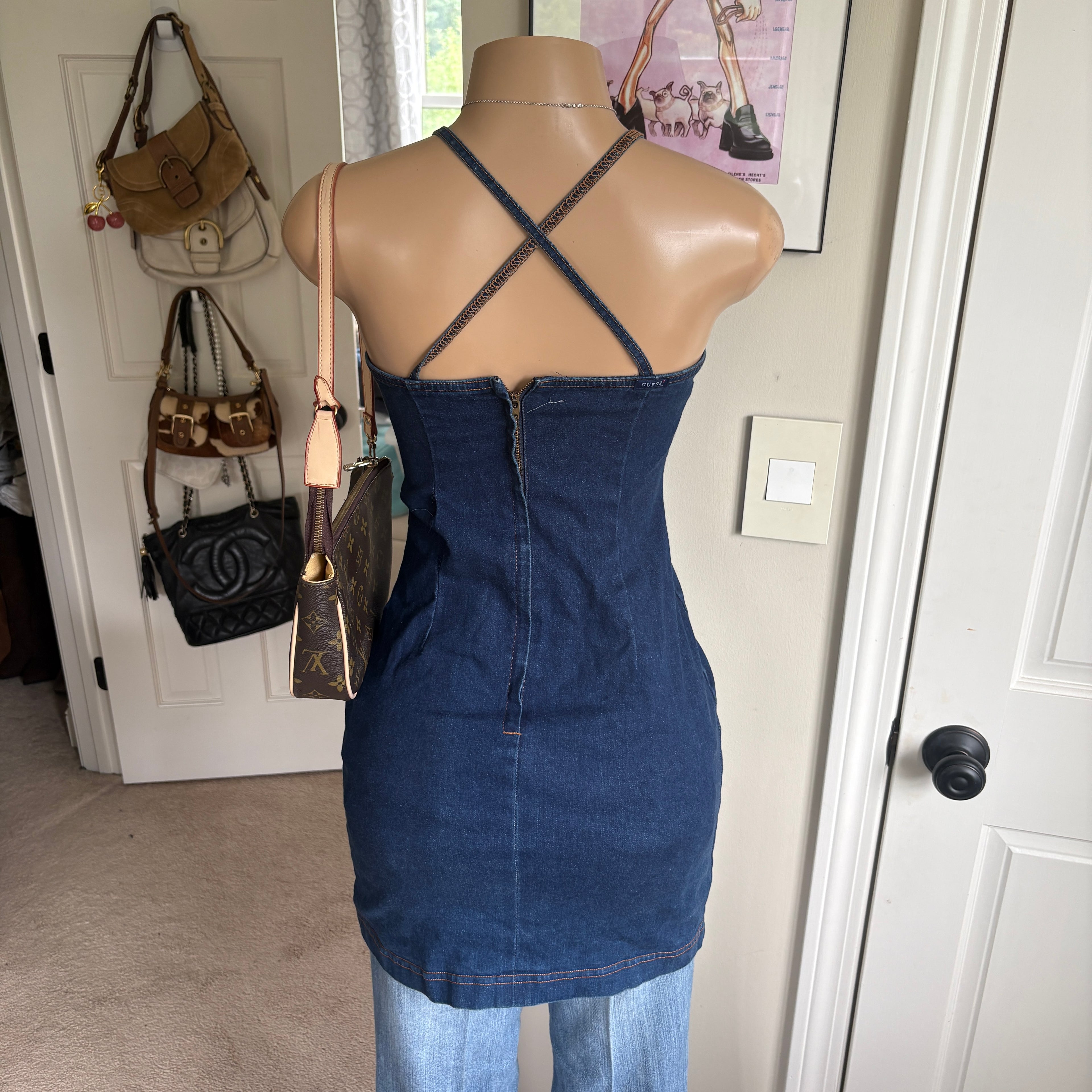 00s Guess denim dress (size M)