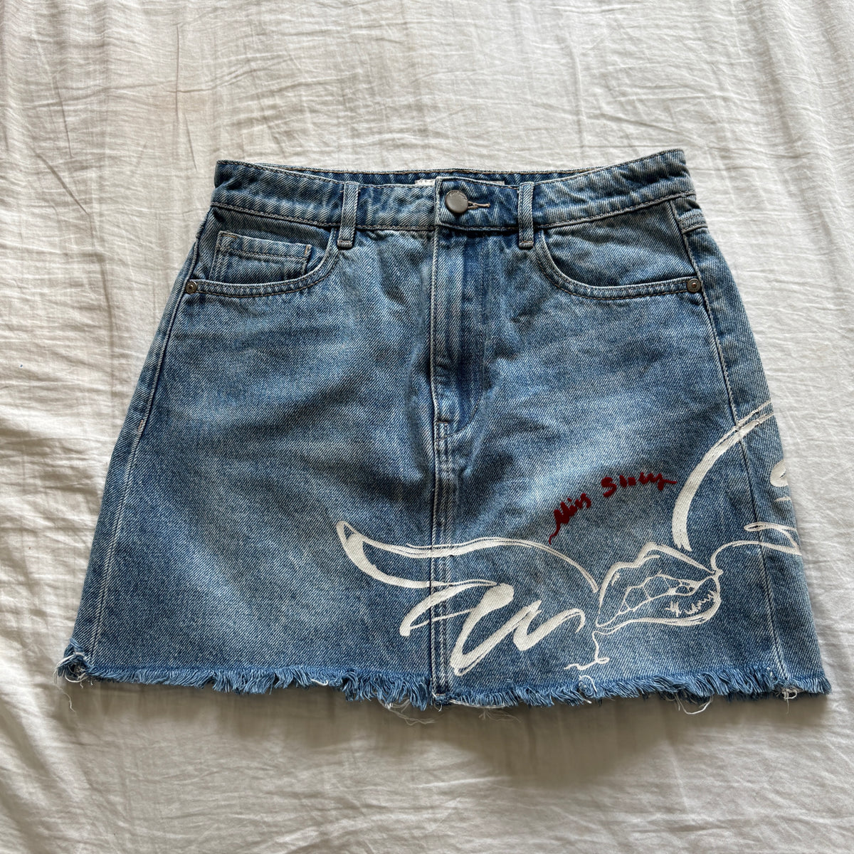 00s vintage Miss Sixty denim skirt (size M)