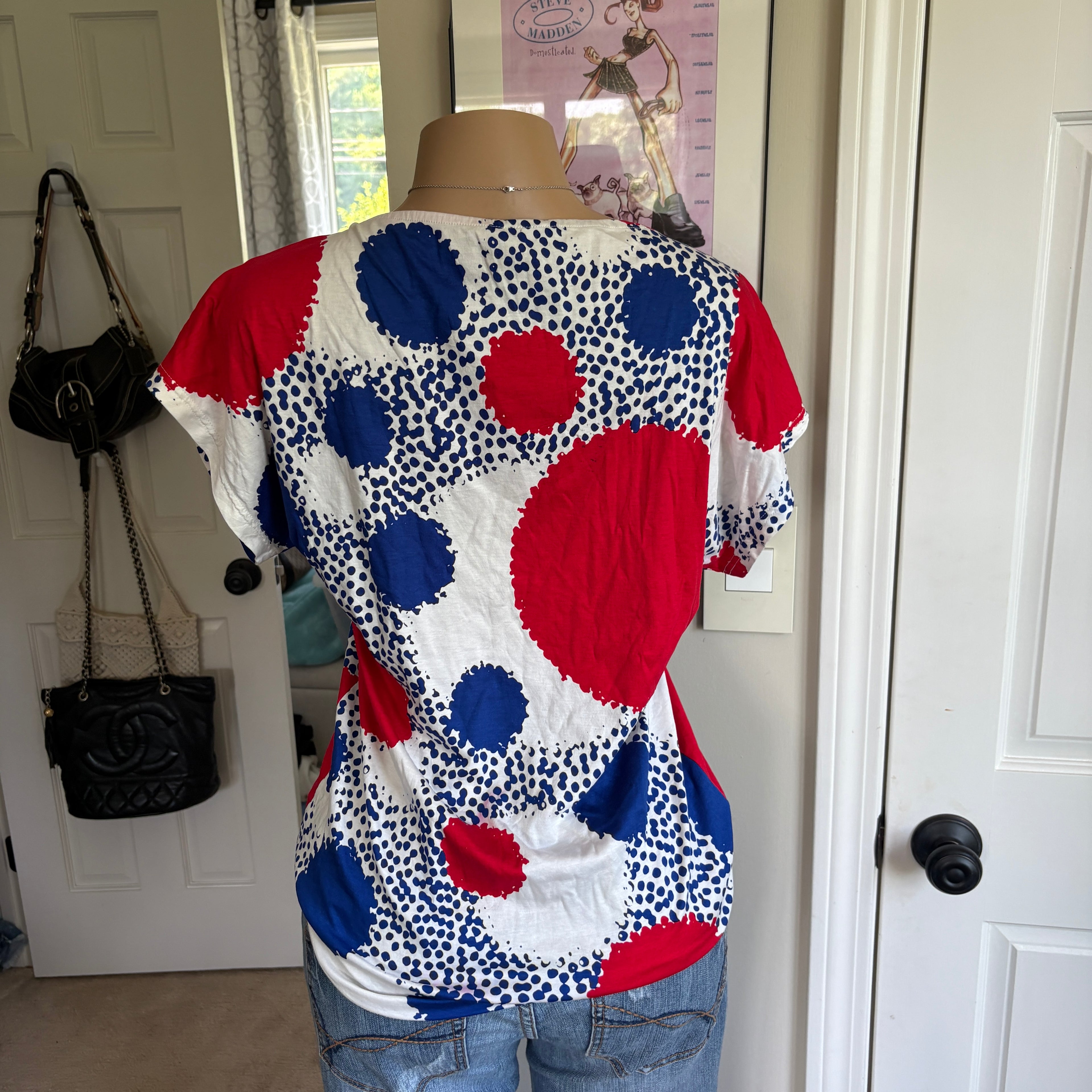 00s Jean Paul Gaultier polka dot top (size M)