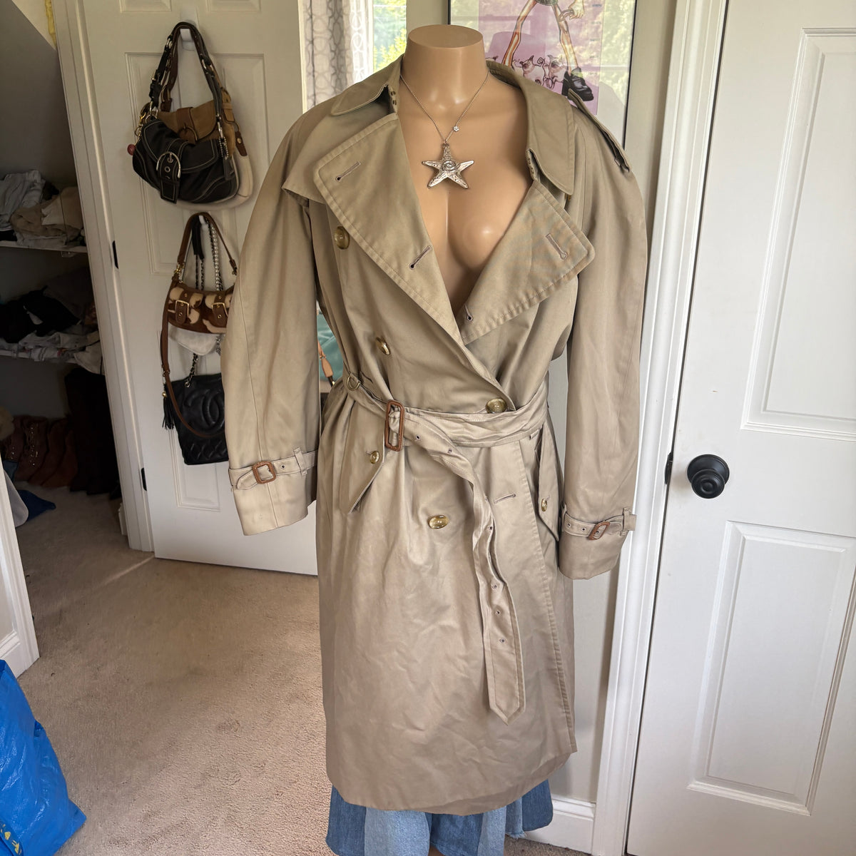 vintage Burberry trench coat