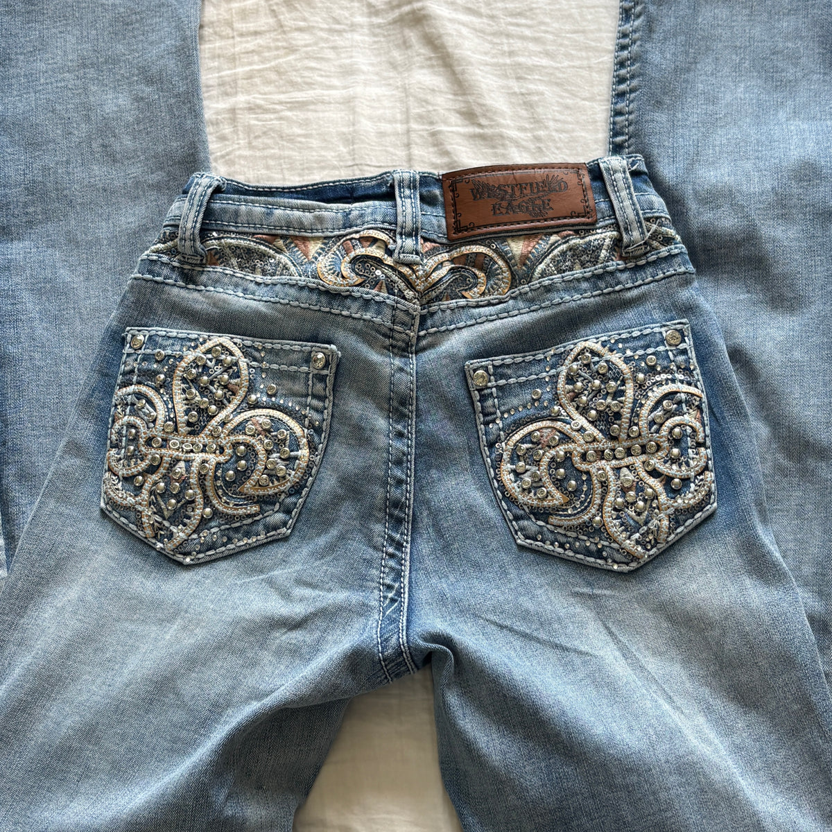 00s Westfield Eagle bootcut jeans (size S)