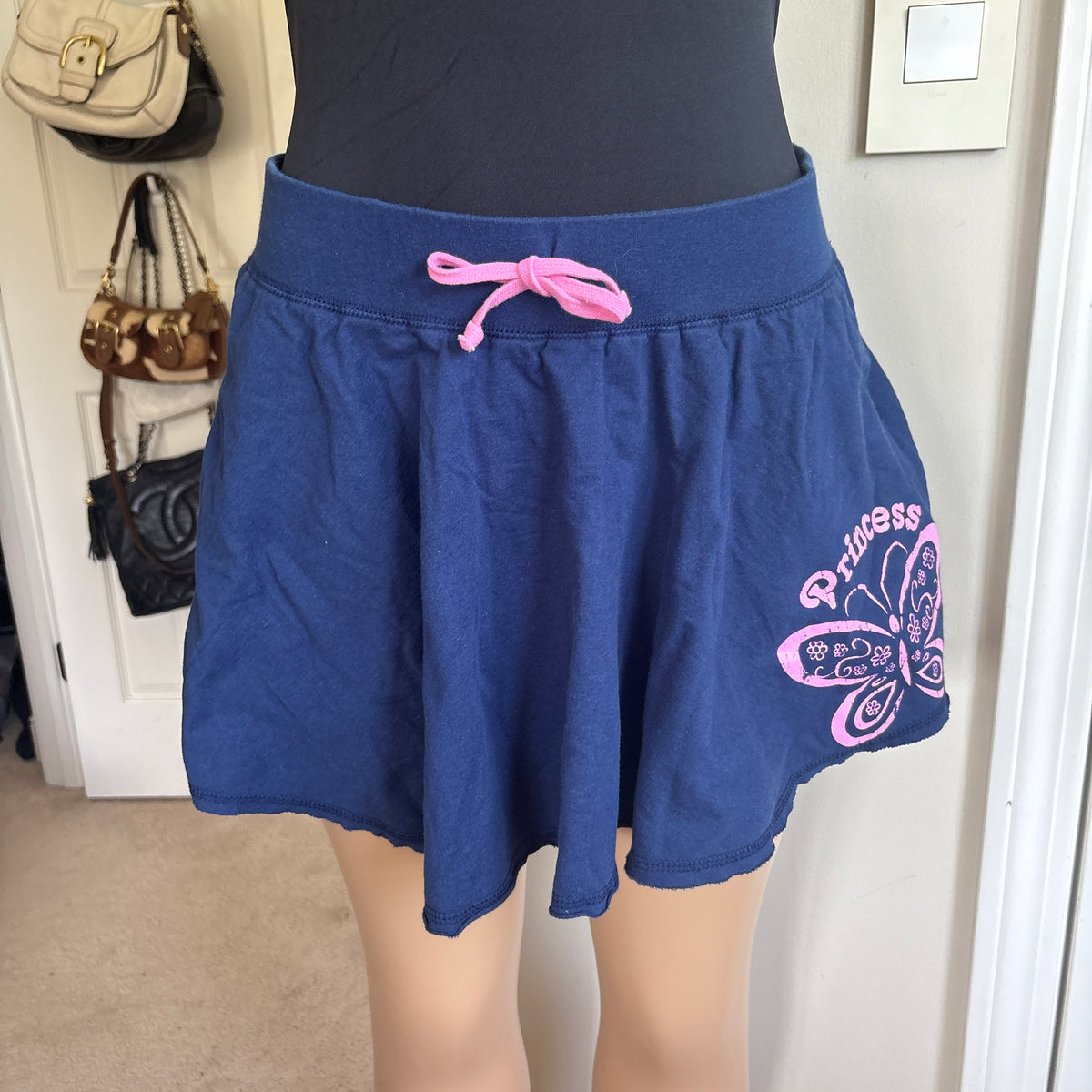00s No Boundaries navy princess skirt (size S/M)
