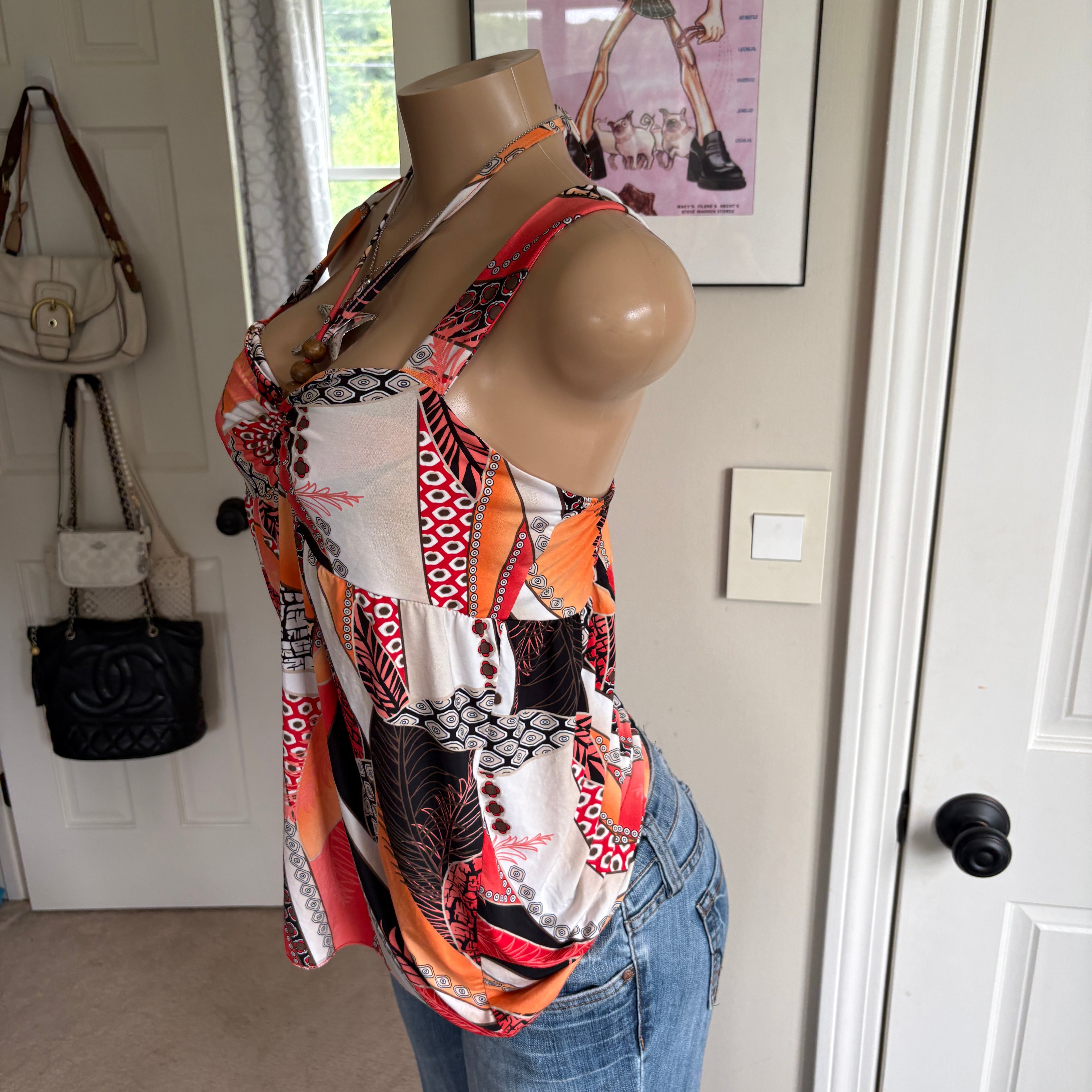 00s avant garde halter tank top (size M)