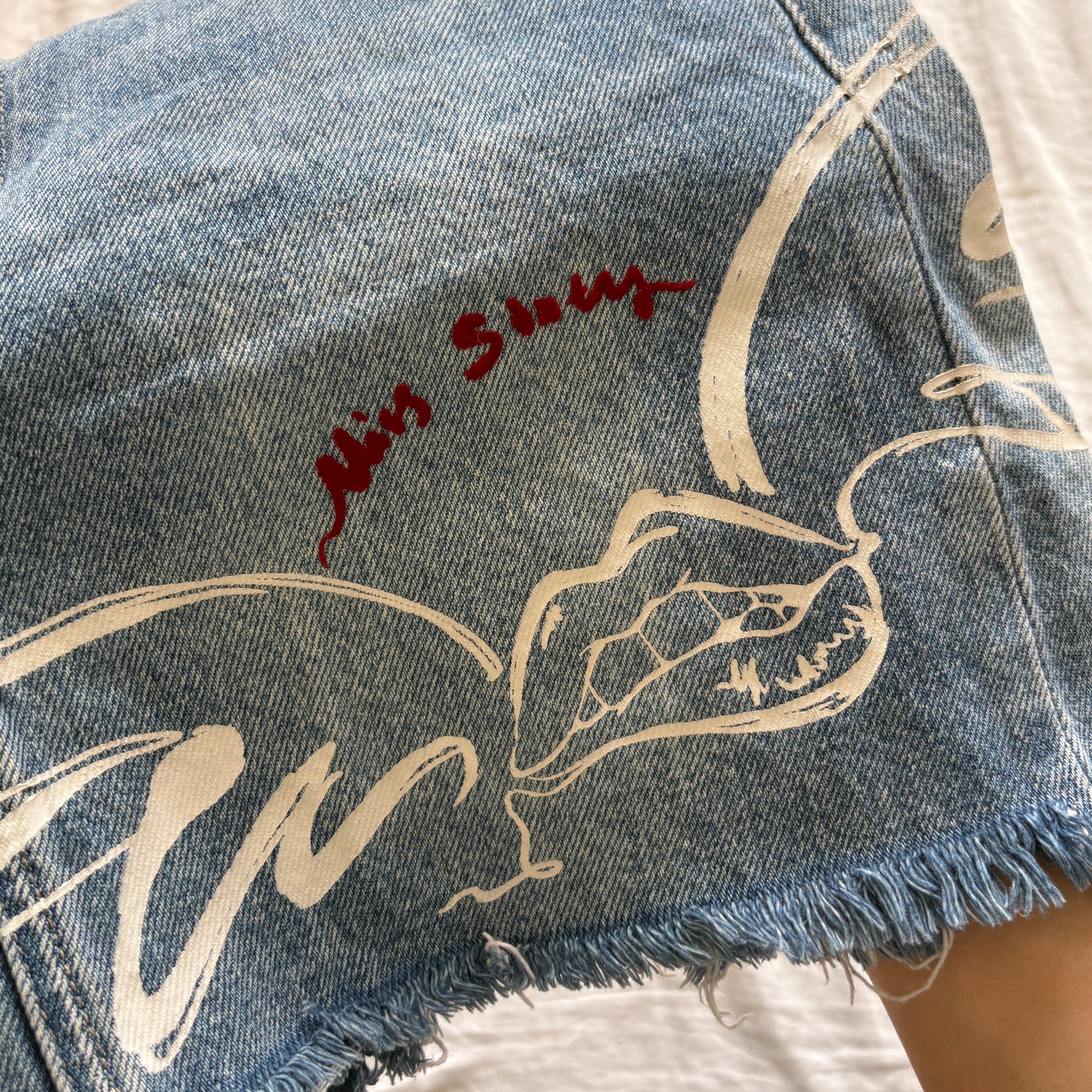 00s vintage Miss Sixty denim skirt (size M)