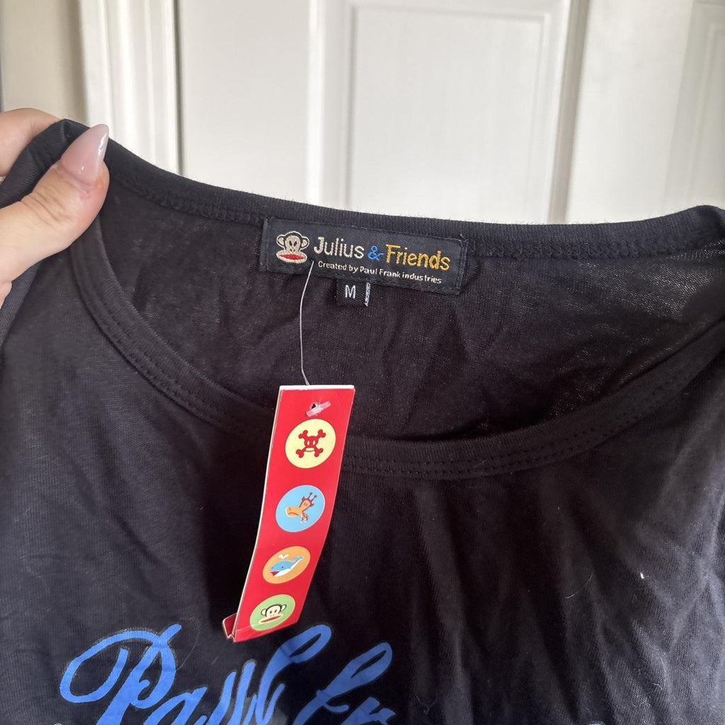 Y2K 2000s Paul Frank Monkey Graphic Baby Tee