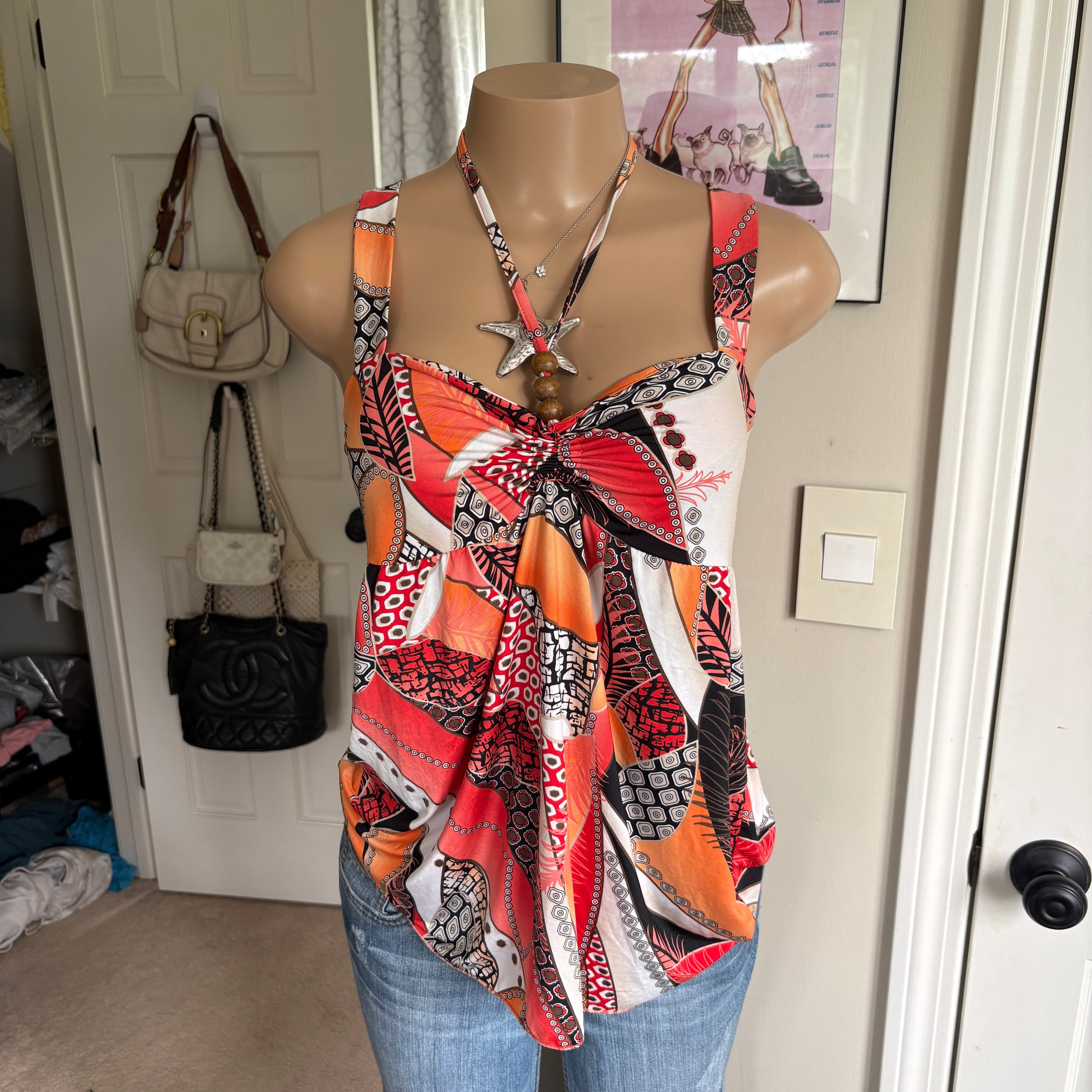 00s avant garde halter tank top (size M)