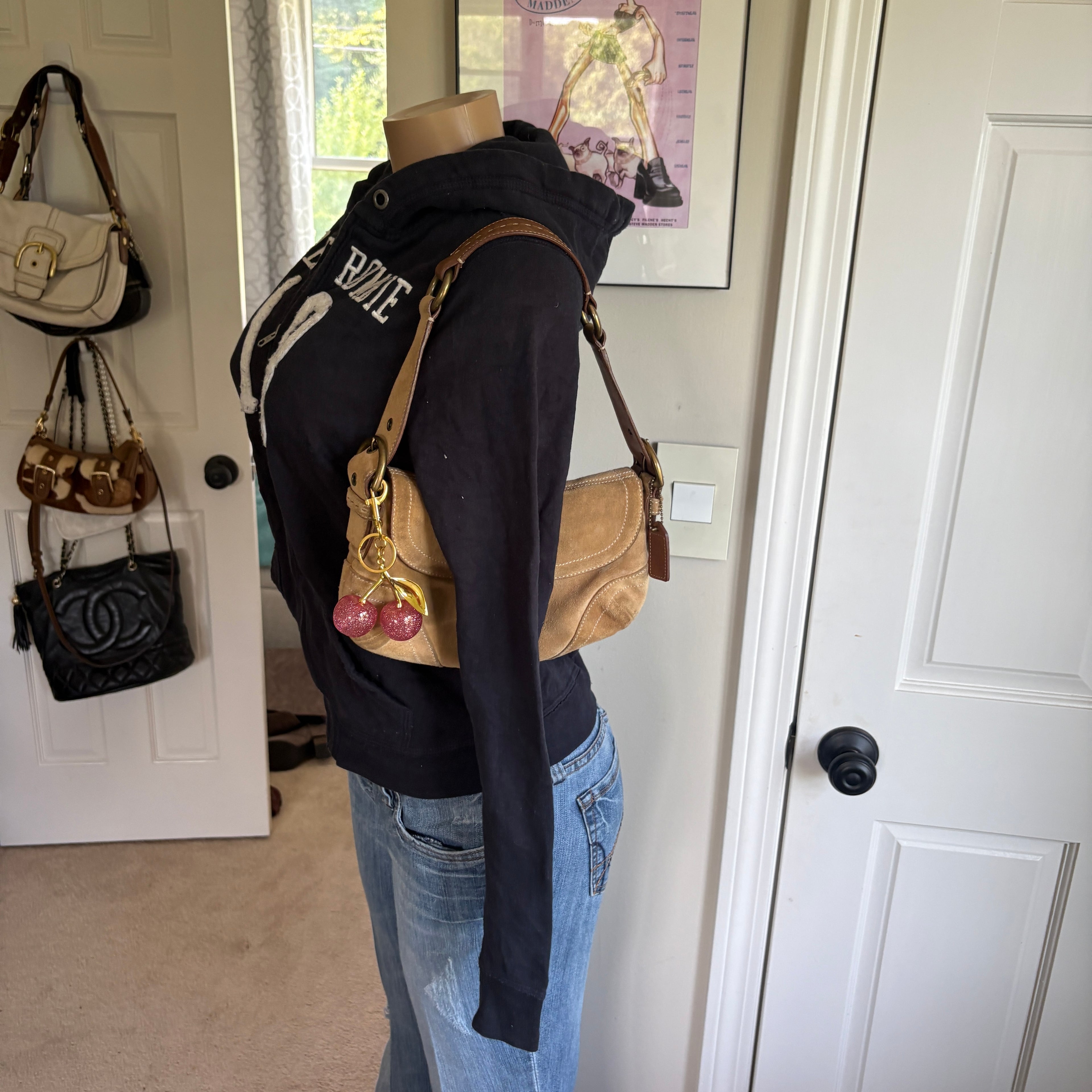00s Abercrombie 18 spellout navy zip hoodie (size M)