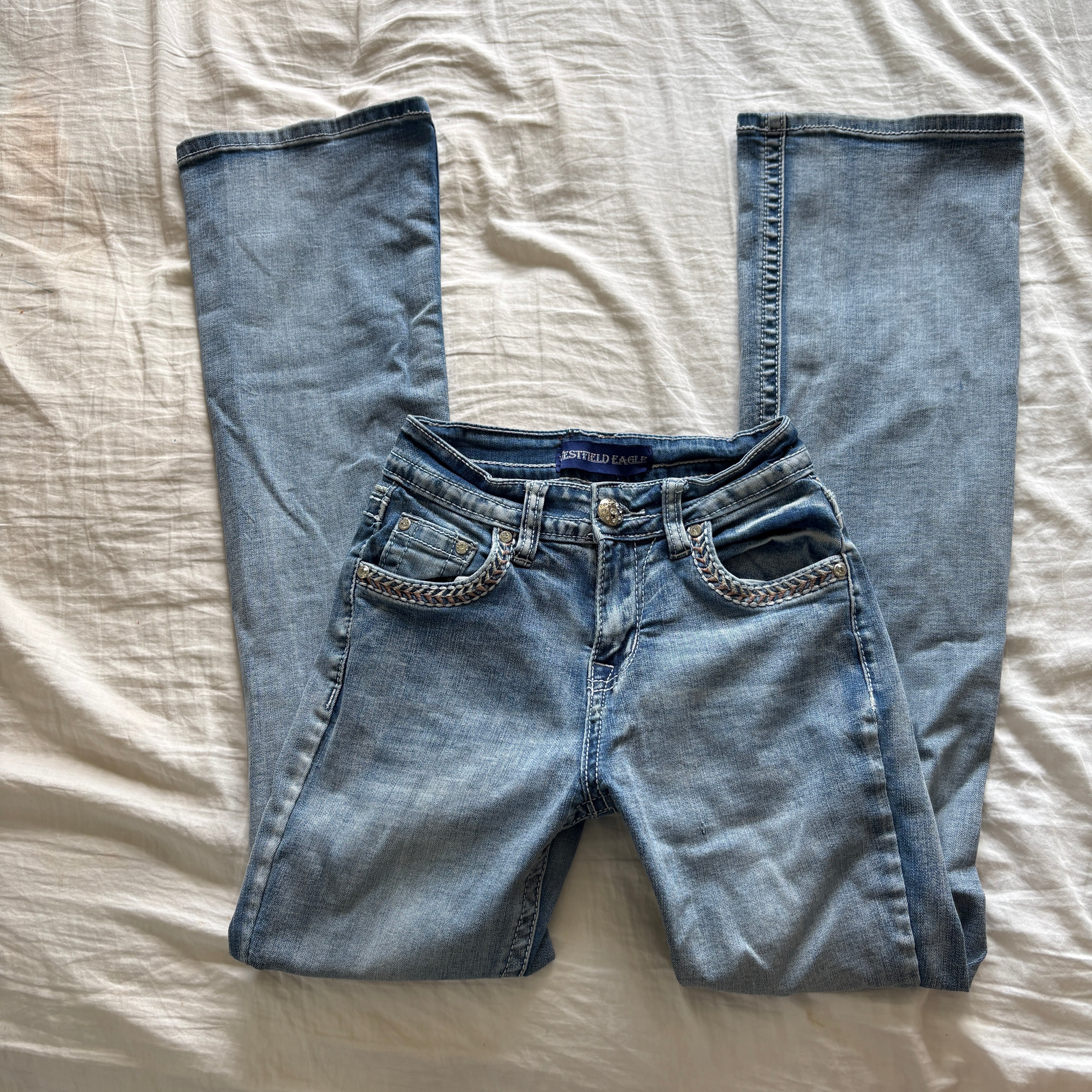 00s Westfield Eagle bootcut jeans (size S)