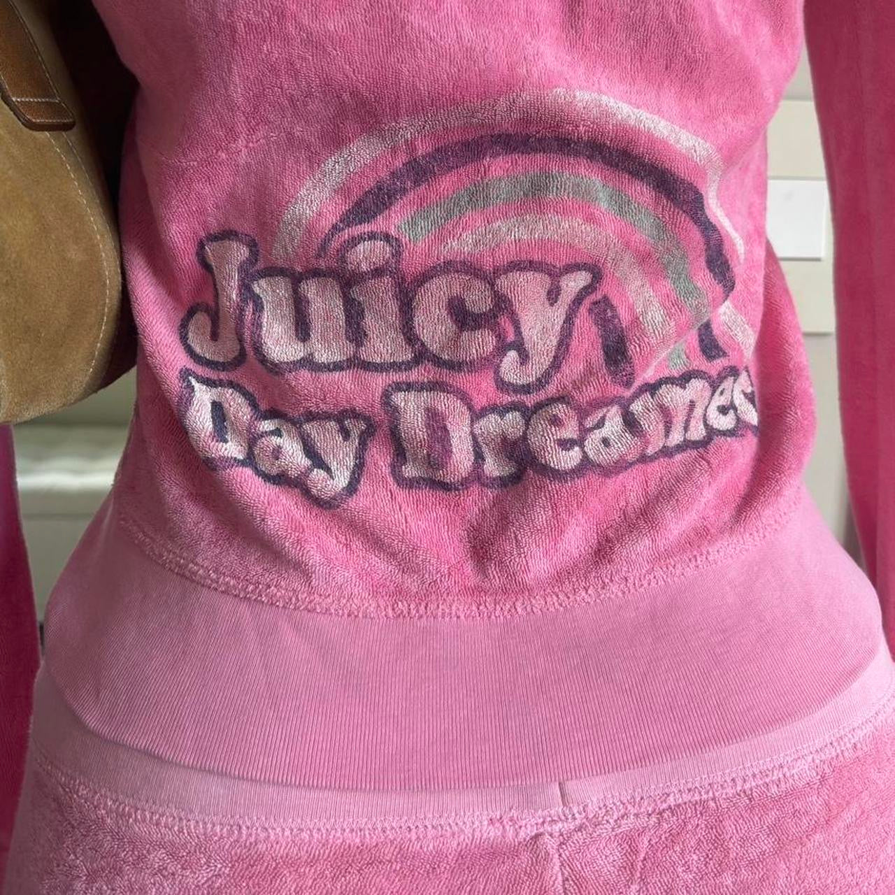 00s Juicy Couture pink daydreamer tracksuit set (size S)