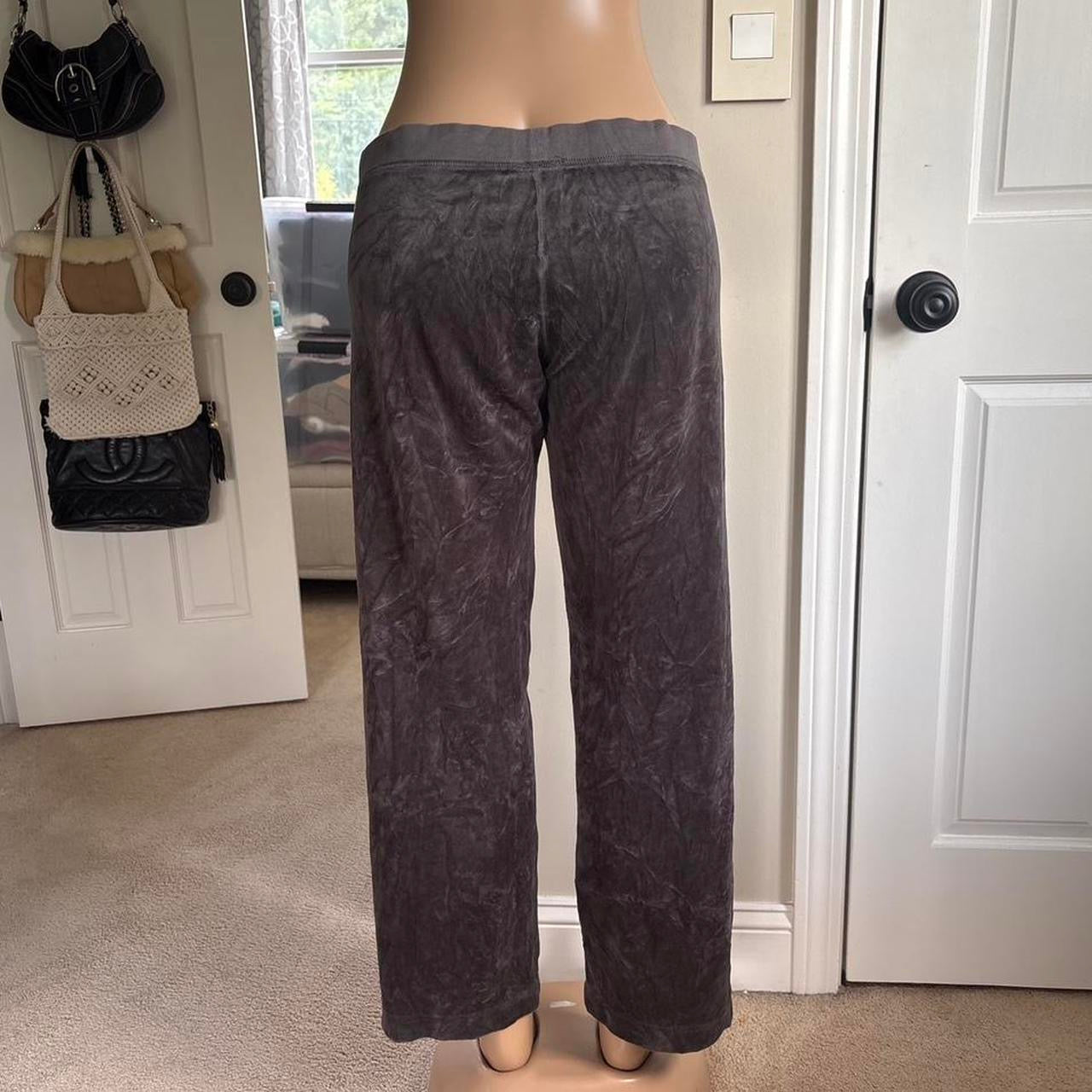 00s Juicy Couture gray velour sweatpants (size L)