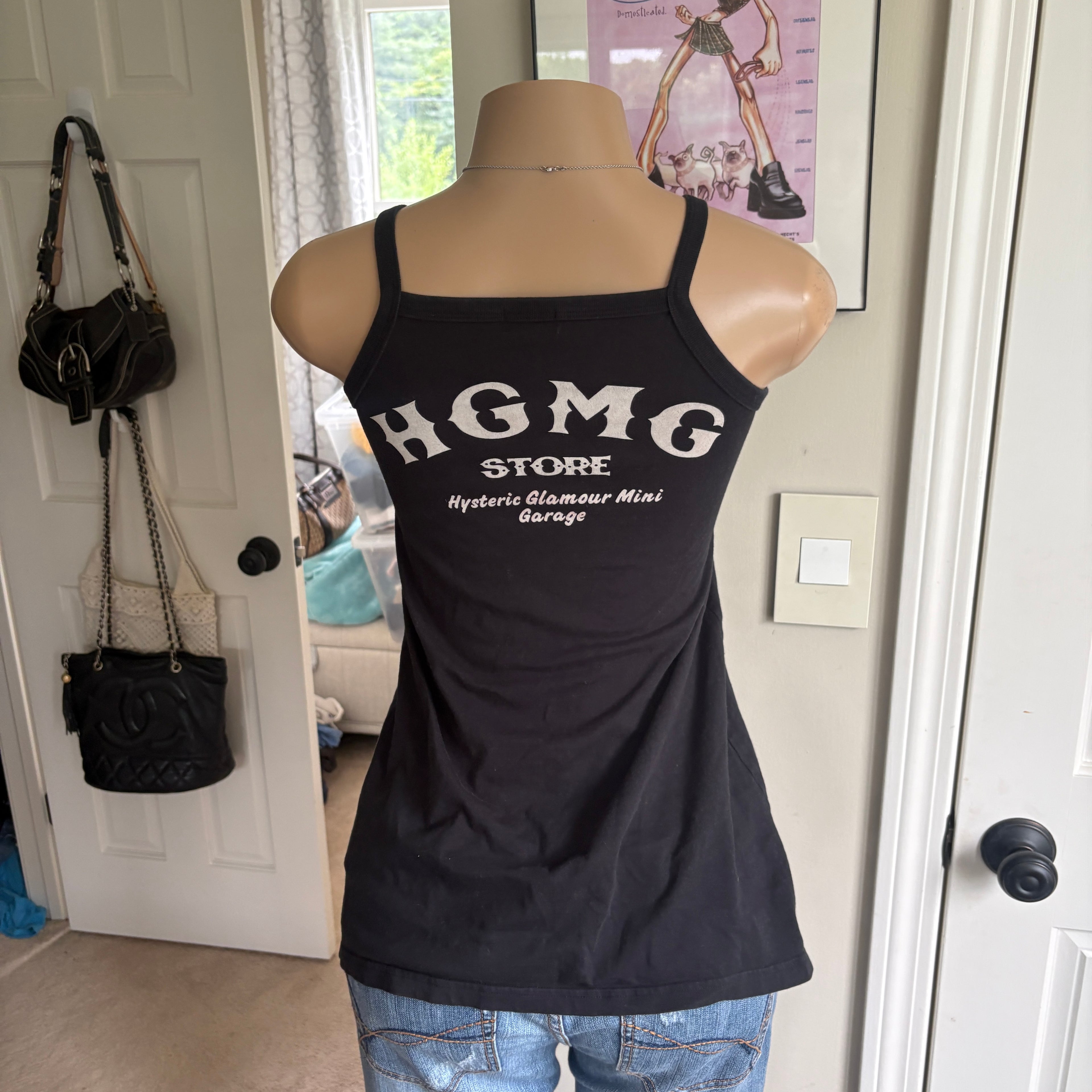00s Hysteric Glamour black tank top (size S)