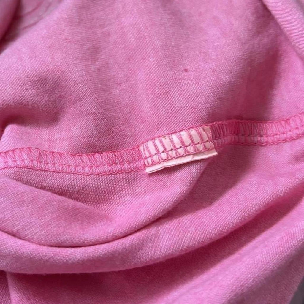y2k 2000s mcbling pink rhinestone tank top
