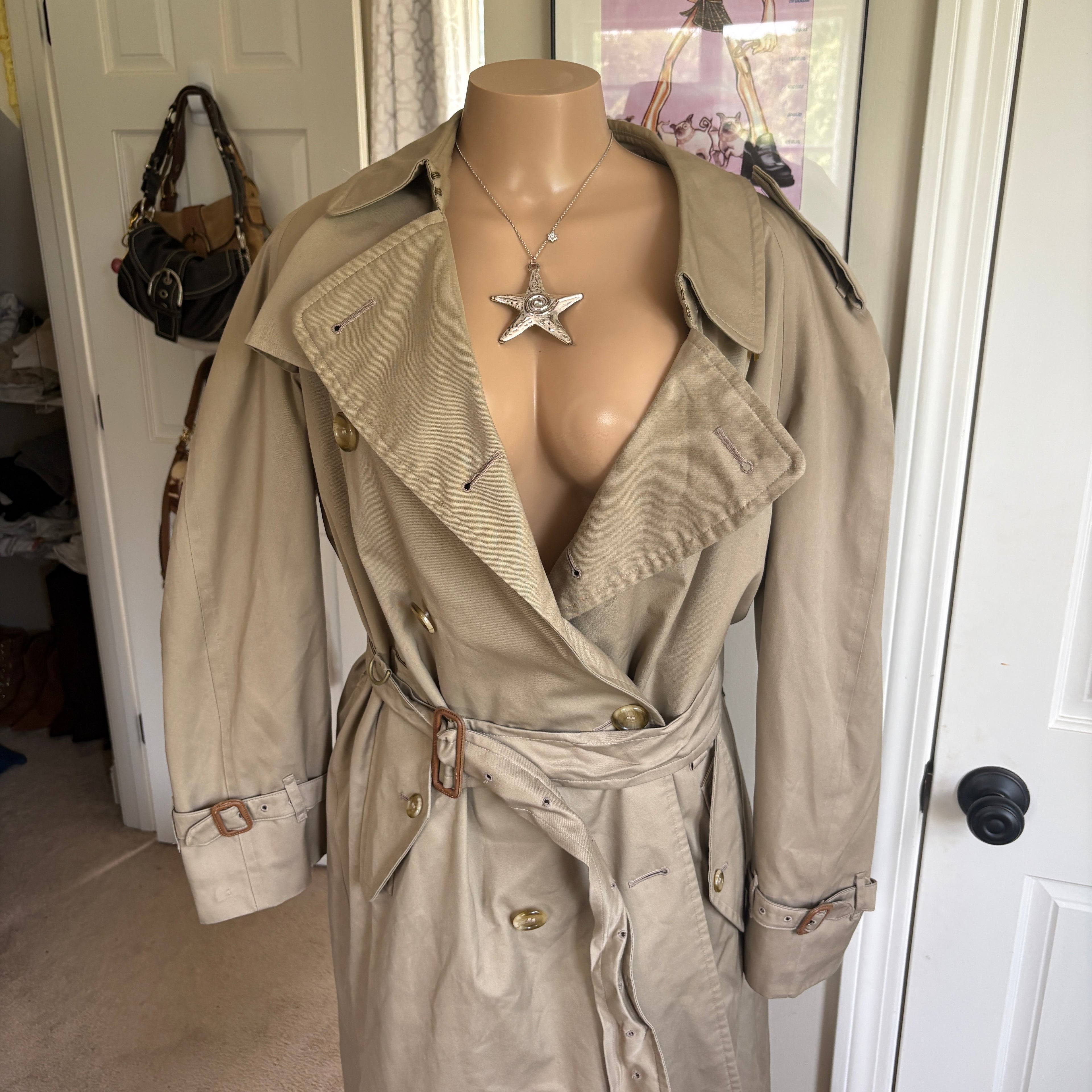 vintage Burberry trench coat