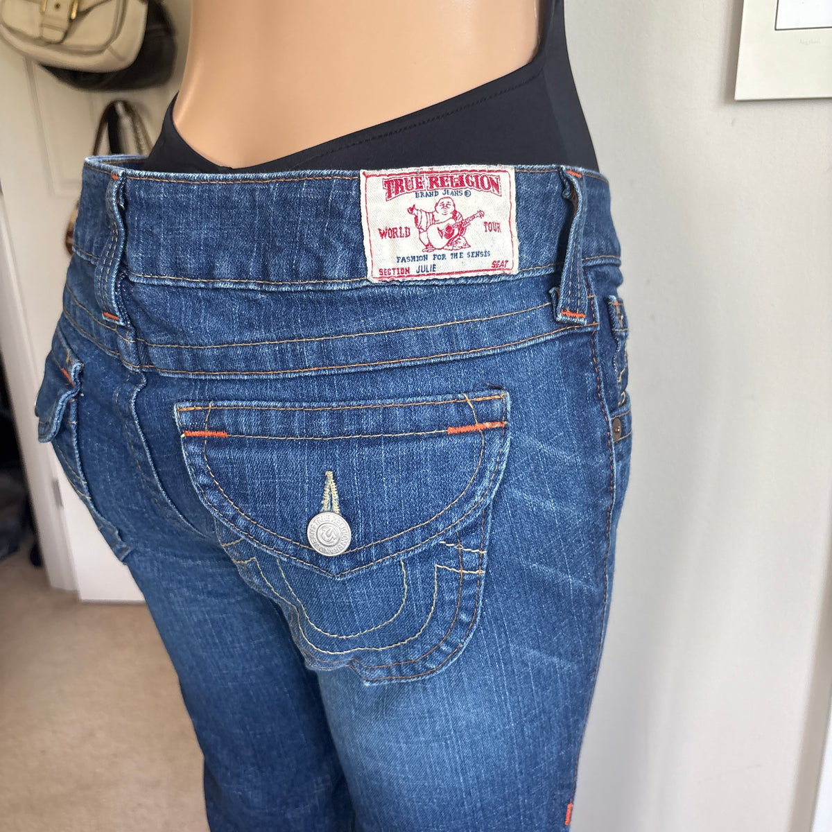 00s True Religion low rise skinny jeans (size 30)