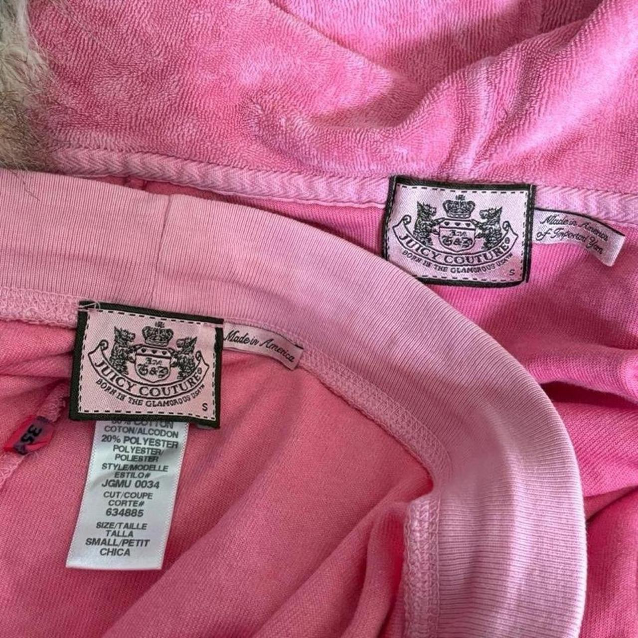 00s Juicy Couture pink daydreamer tracksuit set (size S)