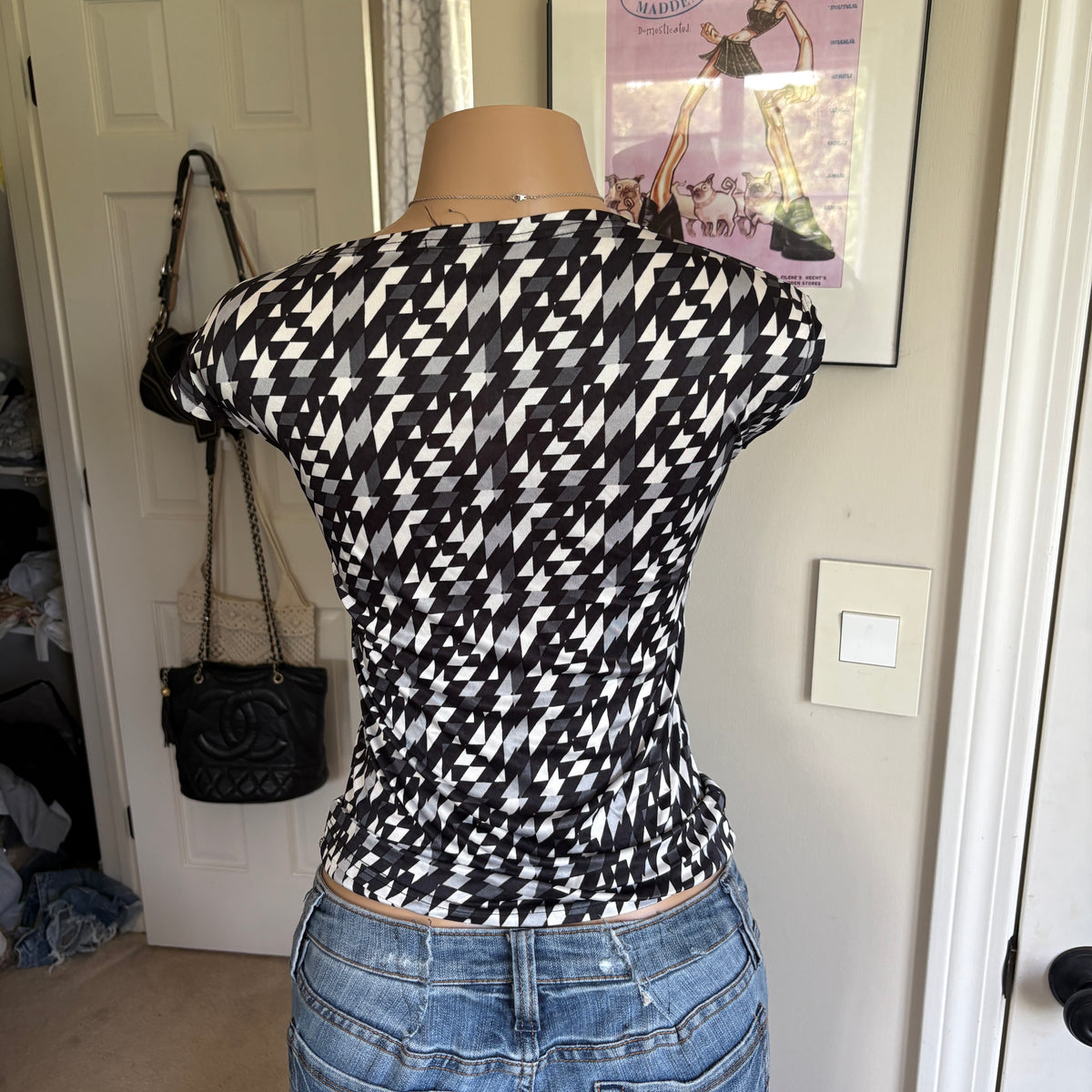 00s vintage Fendi zucca monogram top (size S)