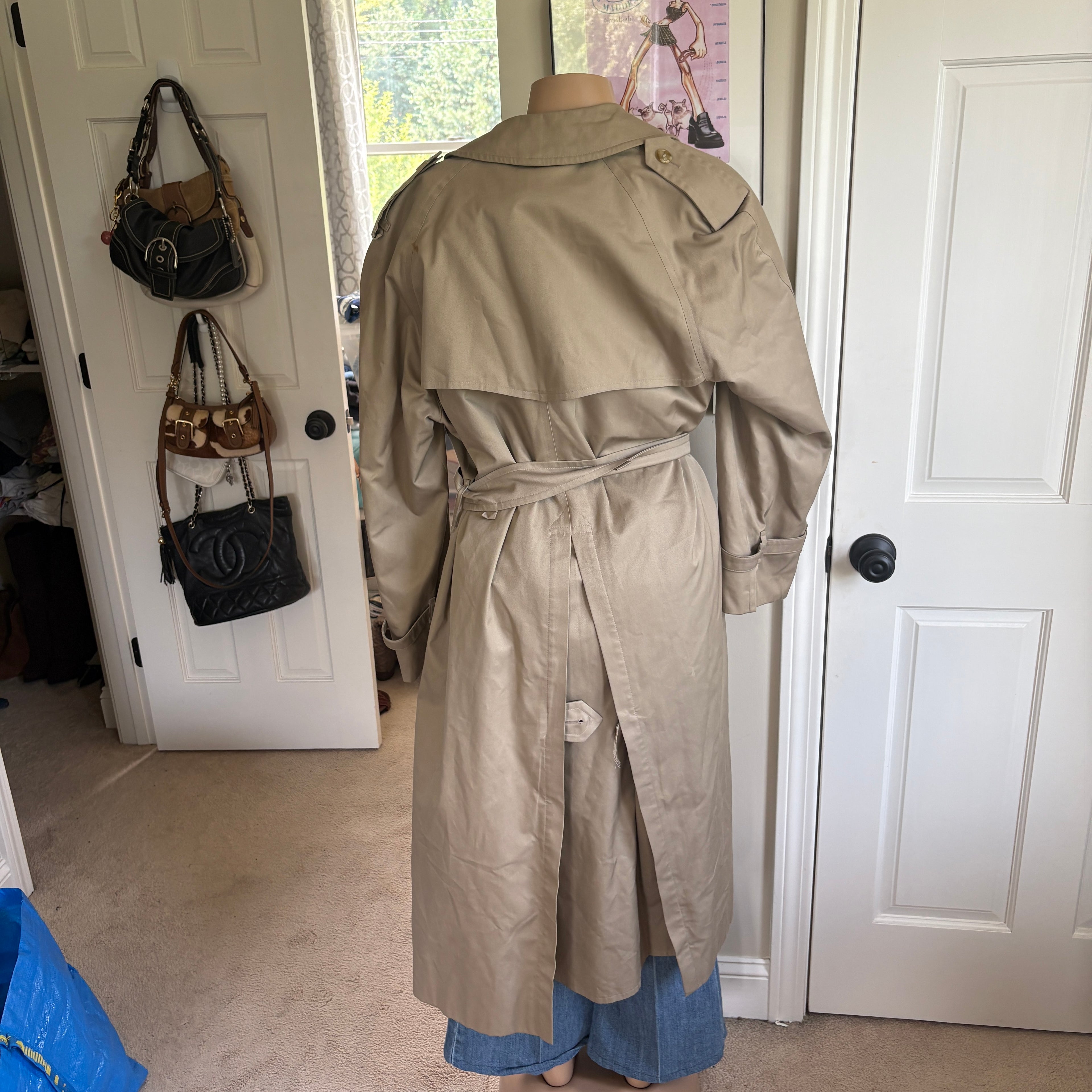 vintage Burberry trench coat