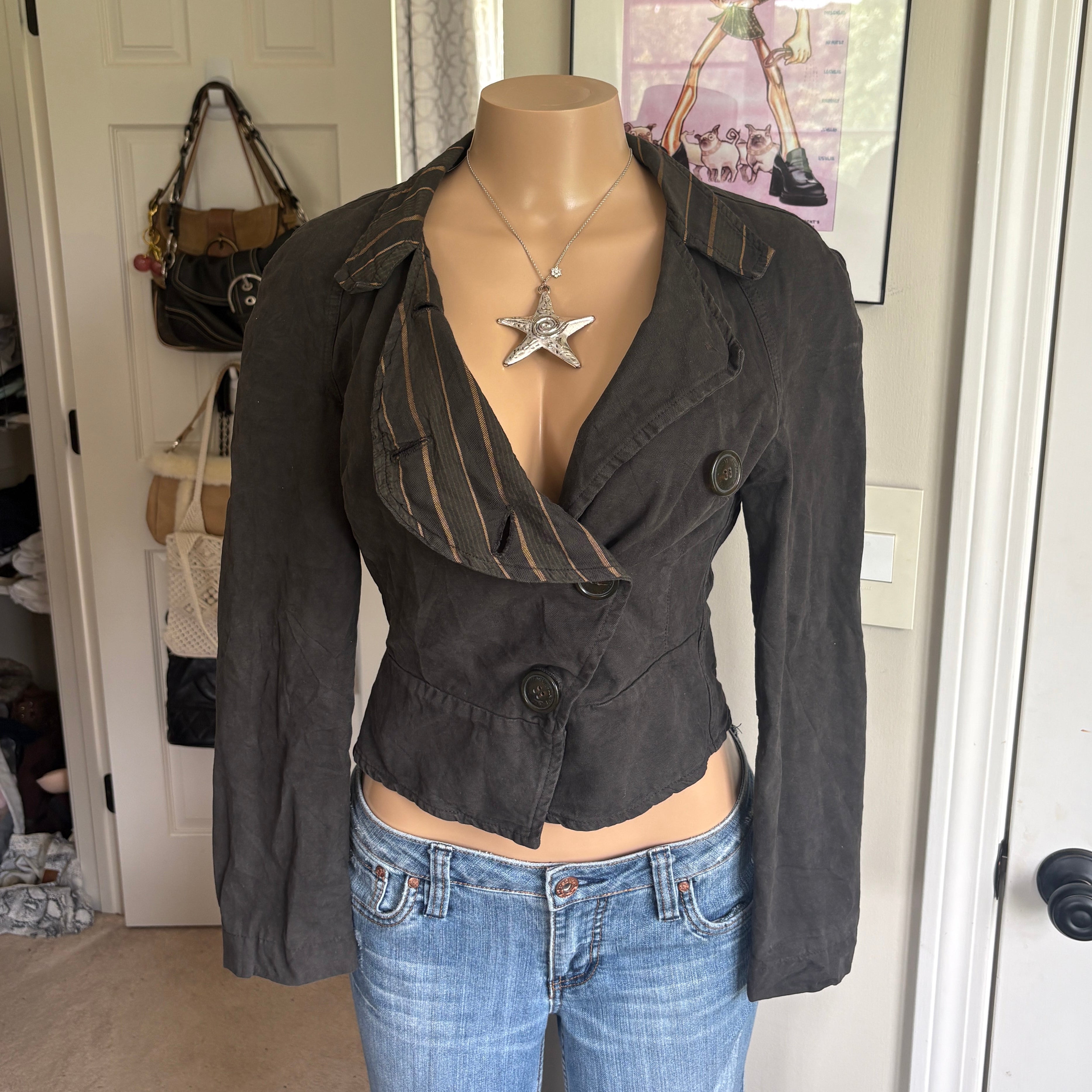 vintage Vivienne Westwood tailored drunken draped blazer (size S)