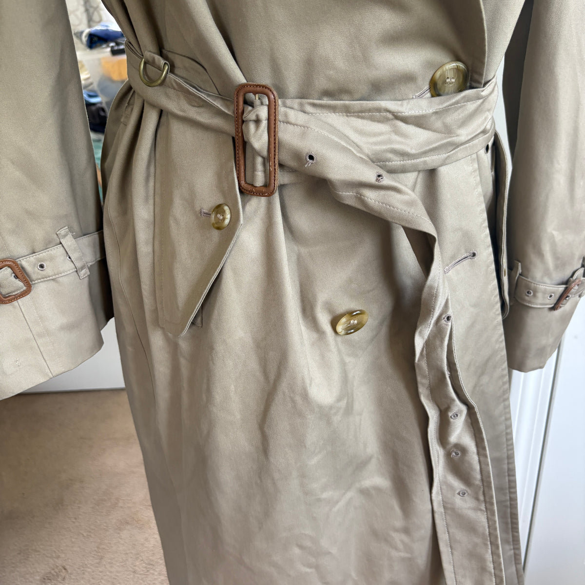 vintage Burberry trench coat