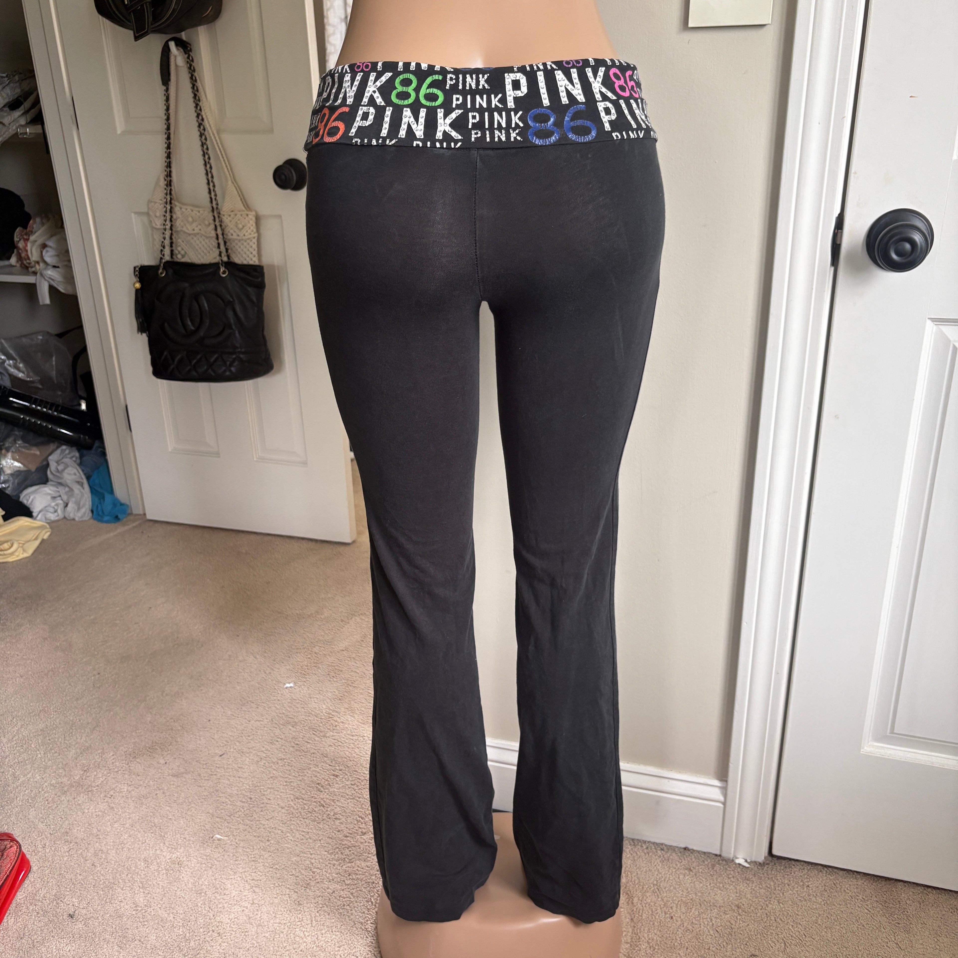 00s Victoria's Secret PINK foldover leggings (size XS)