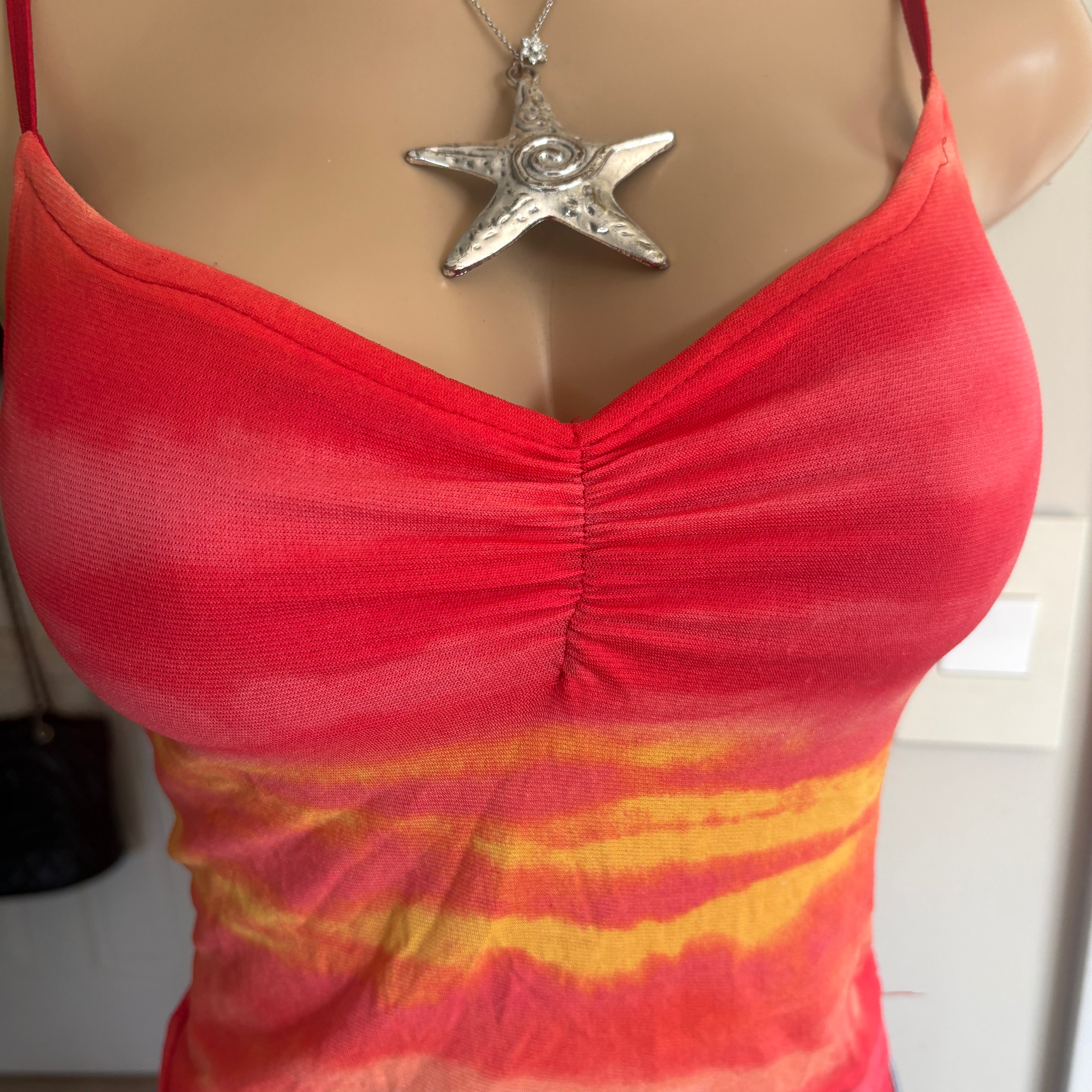 00s Guess tie dye sunset cami (size S)
