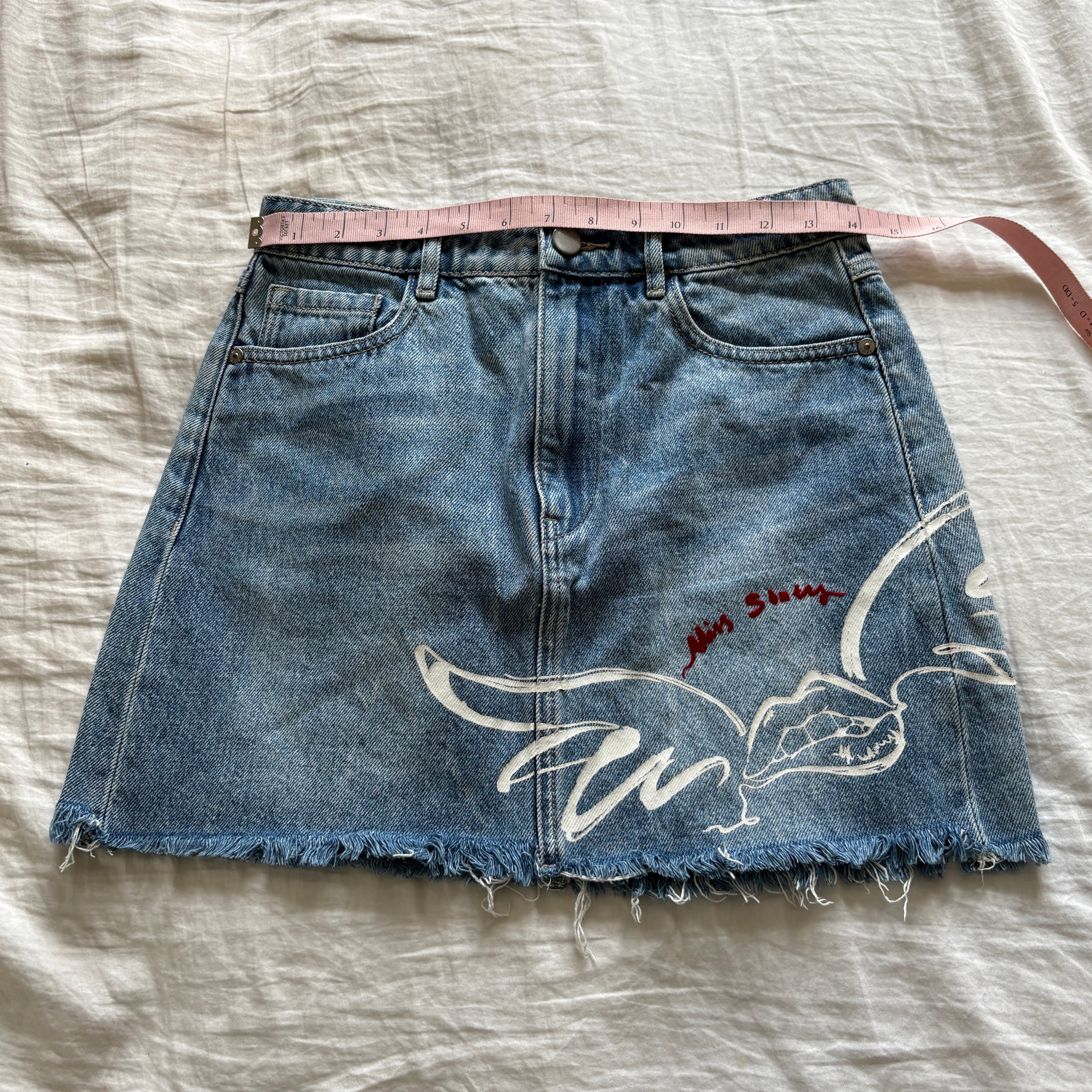00s vintage Miss Sixty denim skirt (size M)