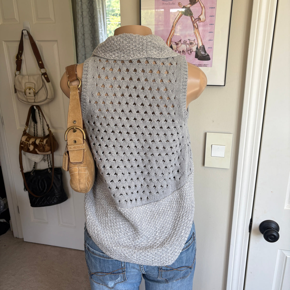 00s Max Studio gray cardigan (size XS)