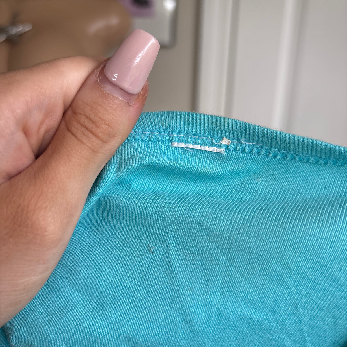 00s avant garde blue rhinestone cami (size L)