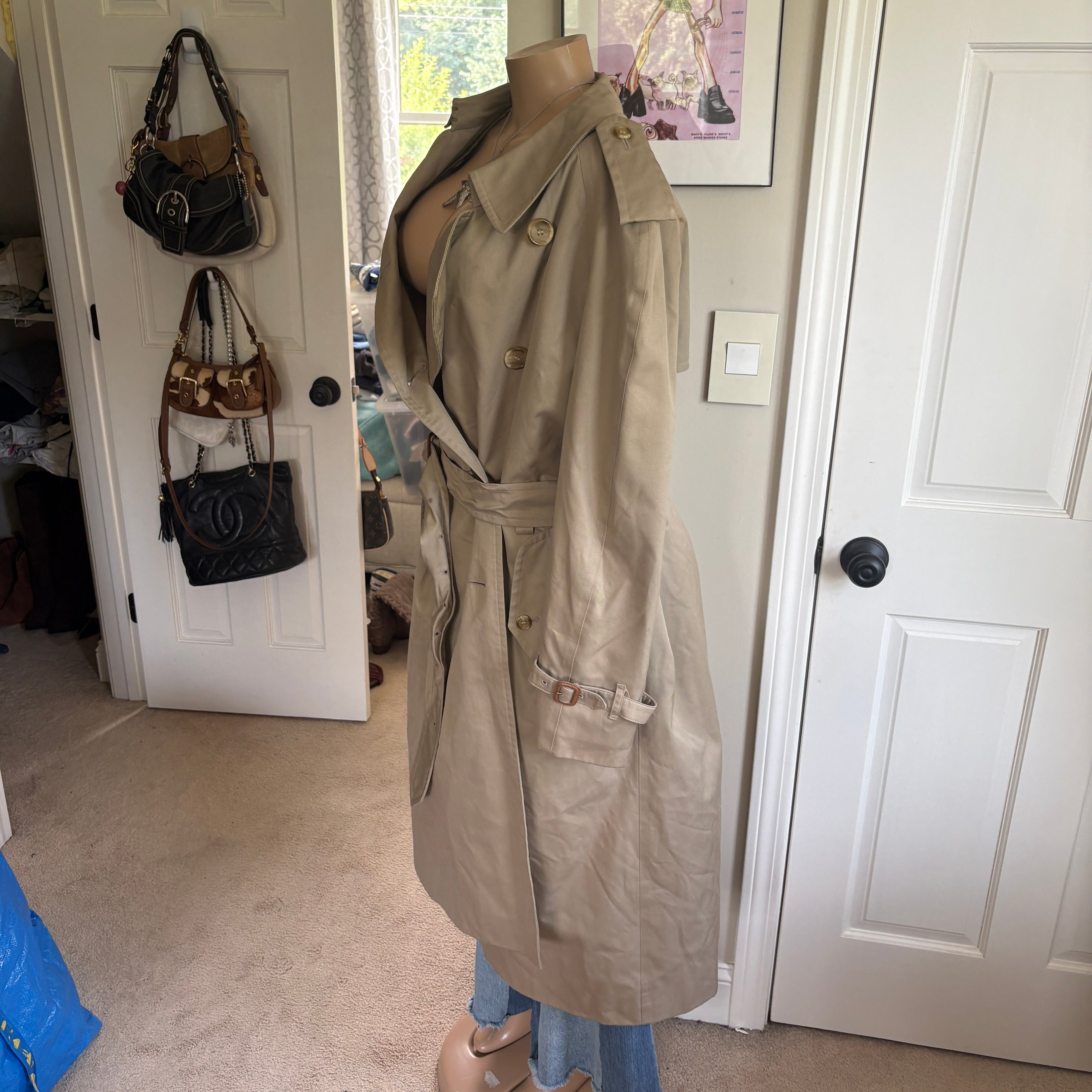 vintage Burberry trench coat