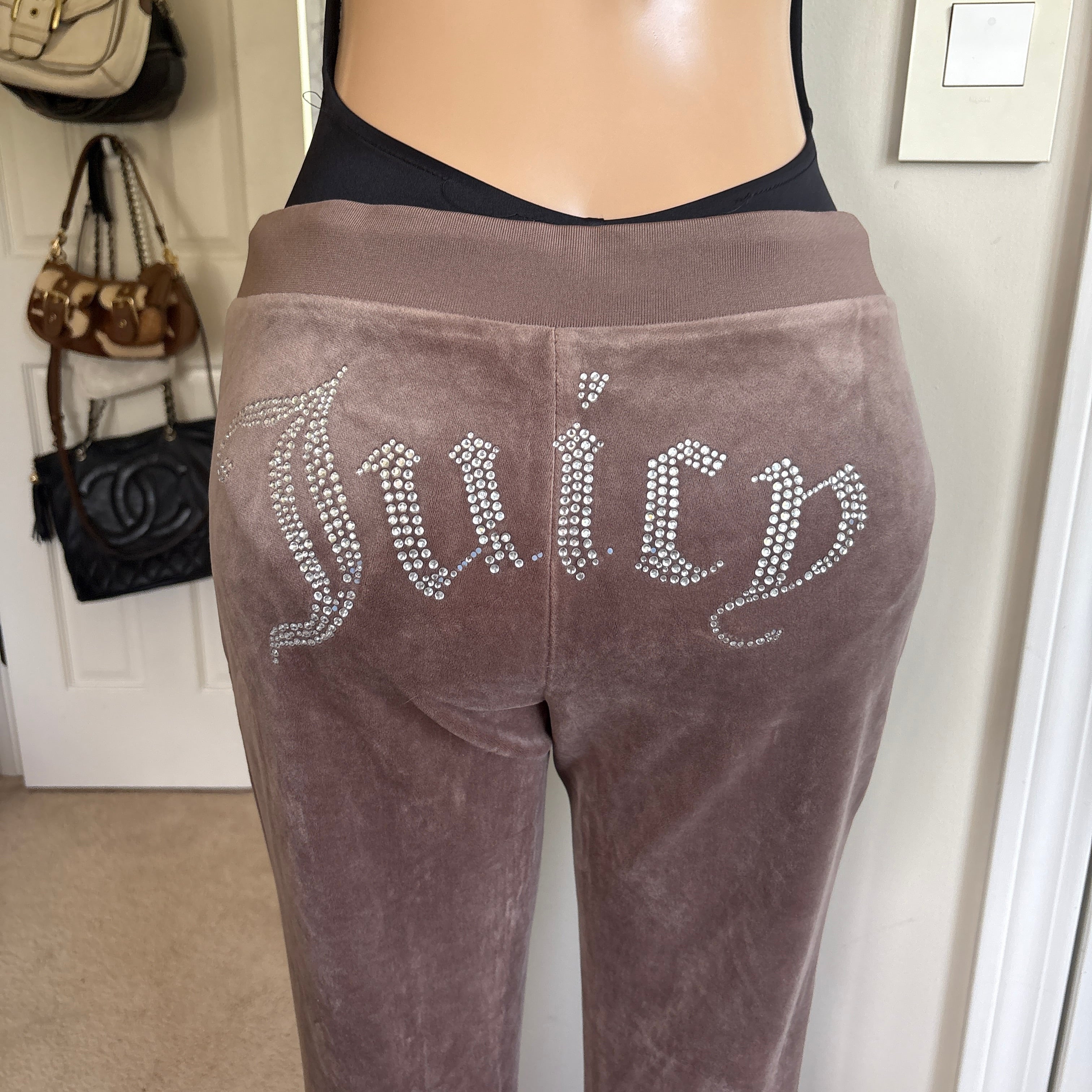 Juicy Couture brown velour sweatpants (size M)