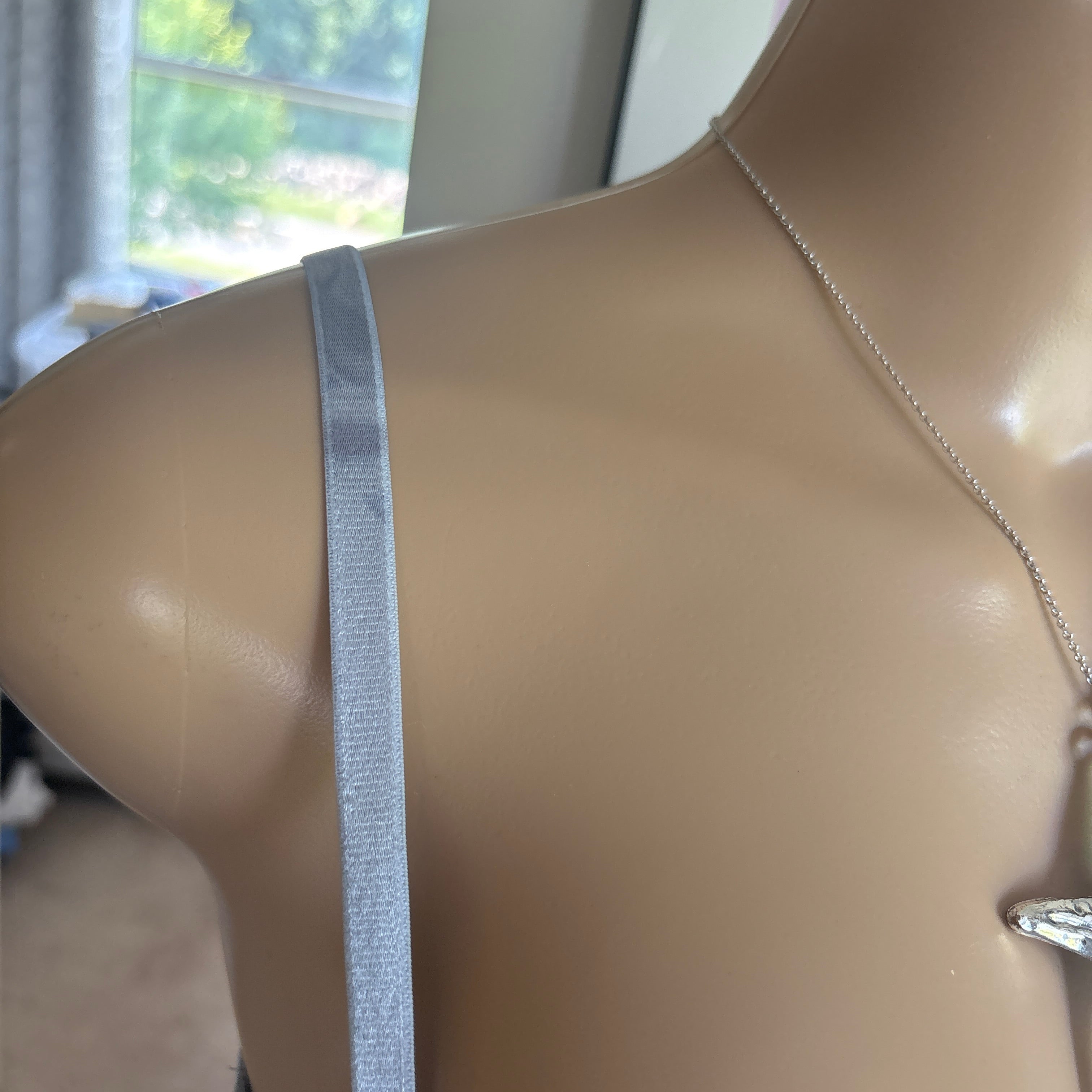00s Victoria's Secret gray floral bustier corset top (size 32B)