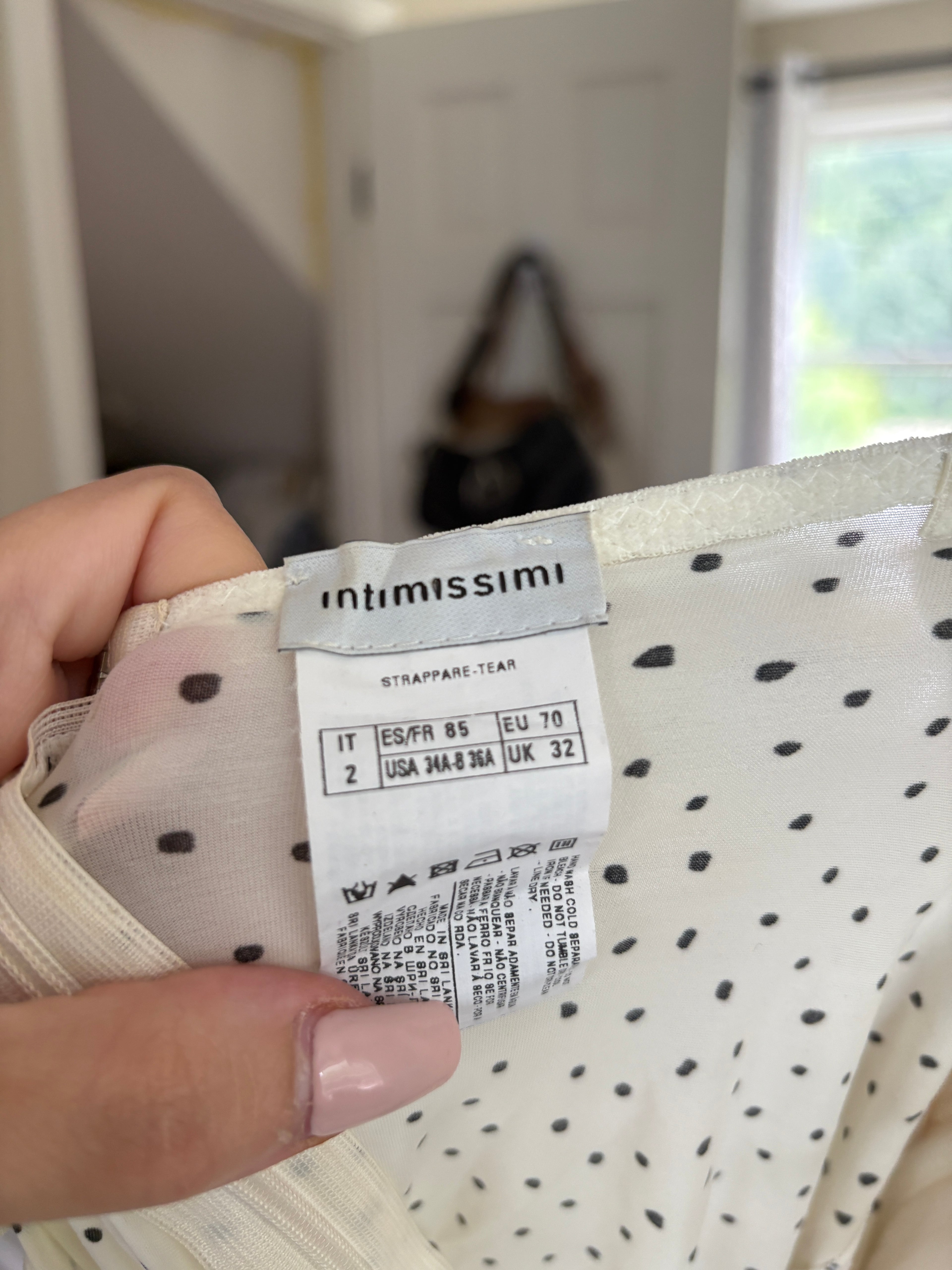 00s Intimissimi vintage polka dot corset top (size S)