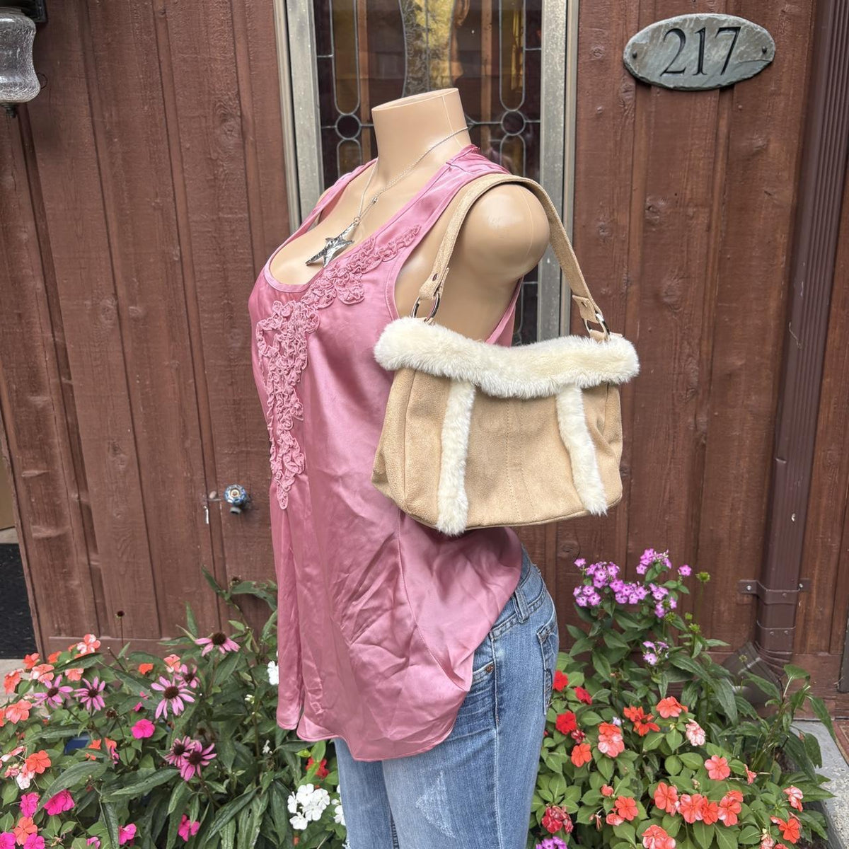 Y2K 2000s fairy Pink Satin Ruffle tank Top