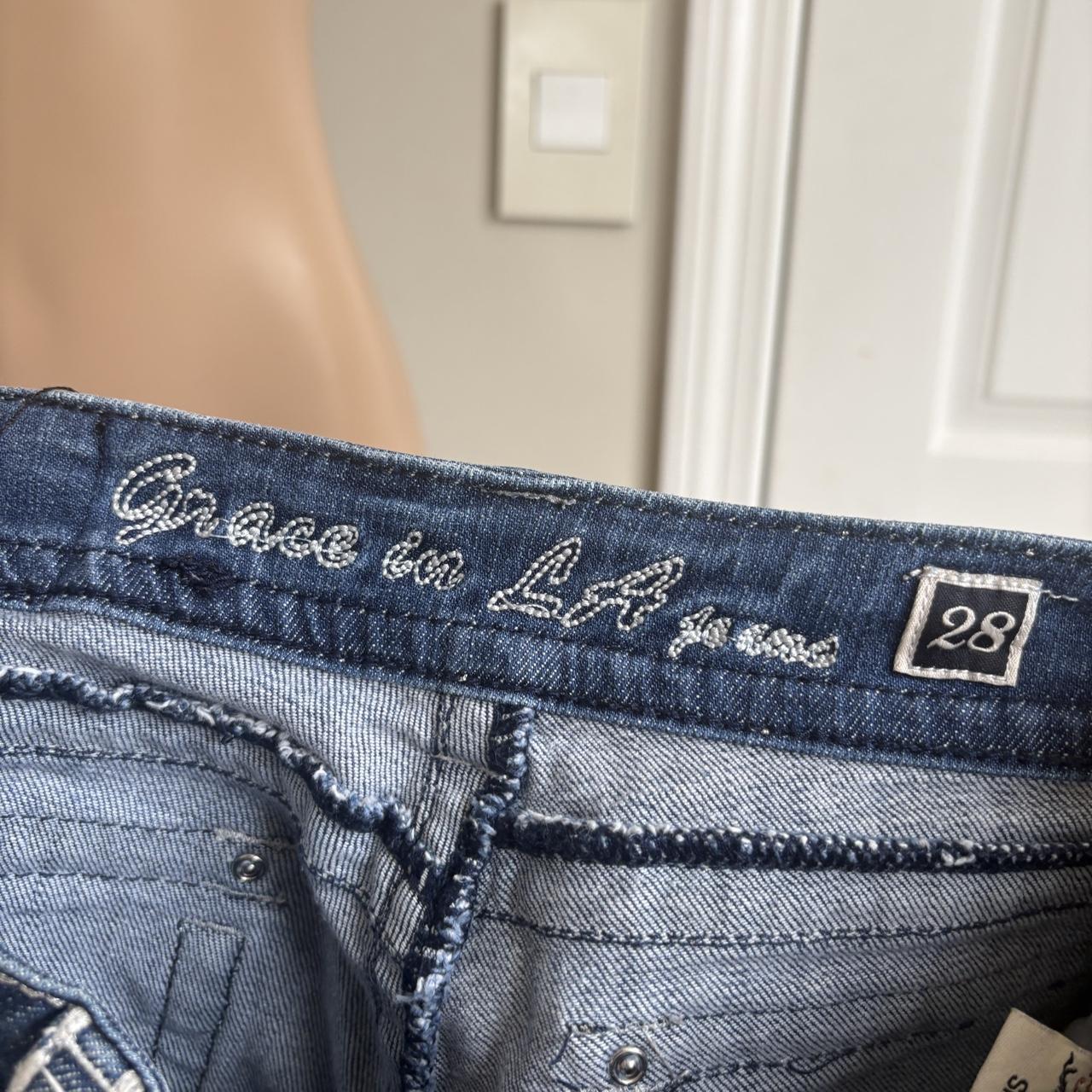 y2k 2000s mcbling angel wing rhinestone pocket low rise jeans